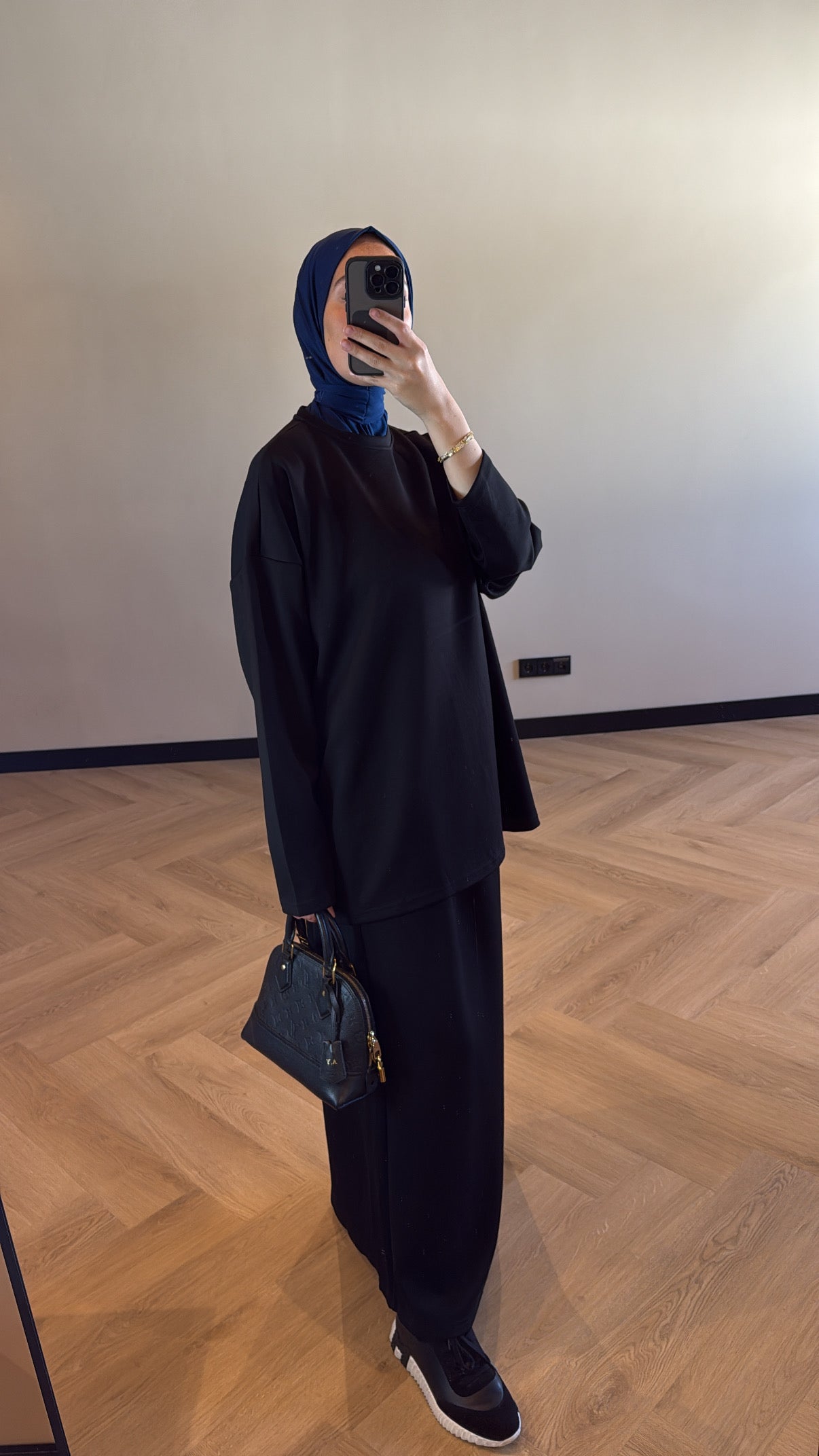Comfy Skirt Set - Black