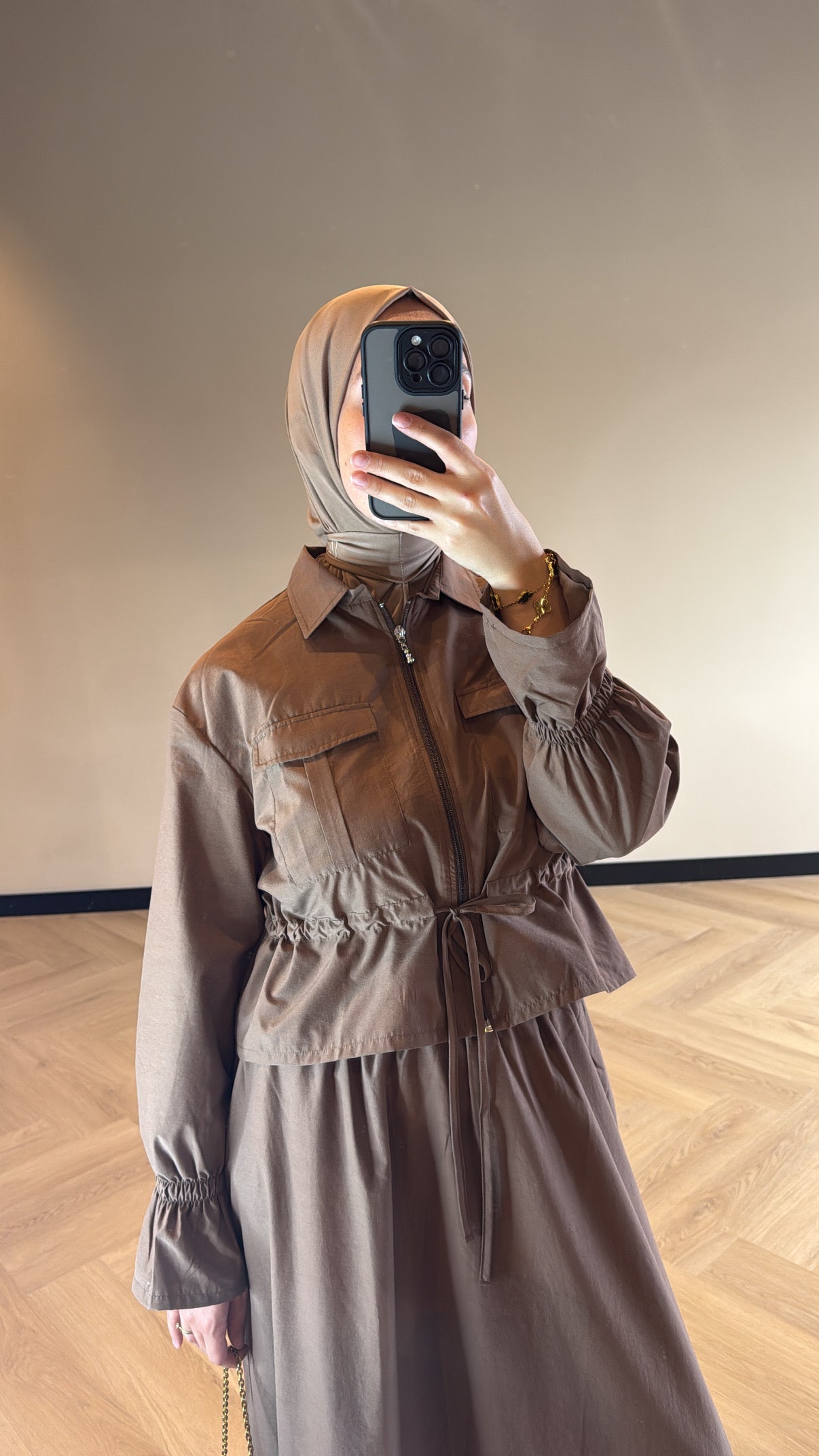 LUMIYA Skirt Set - Brown