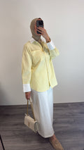 Striped blouse - Butter Yellow