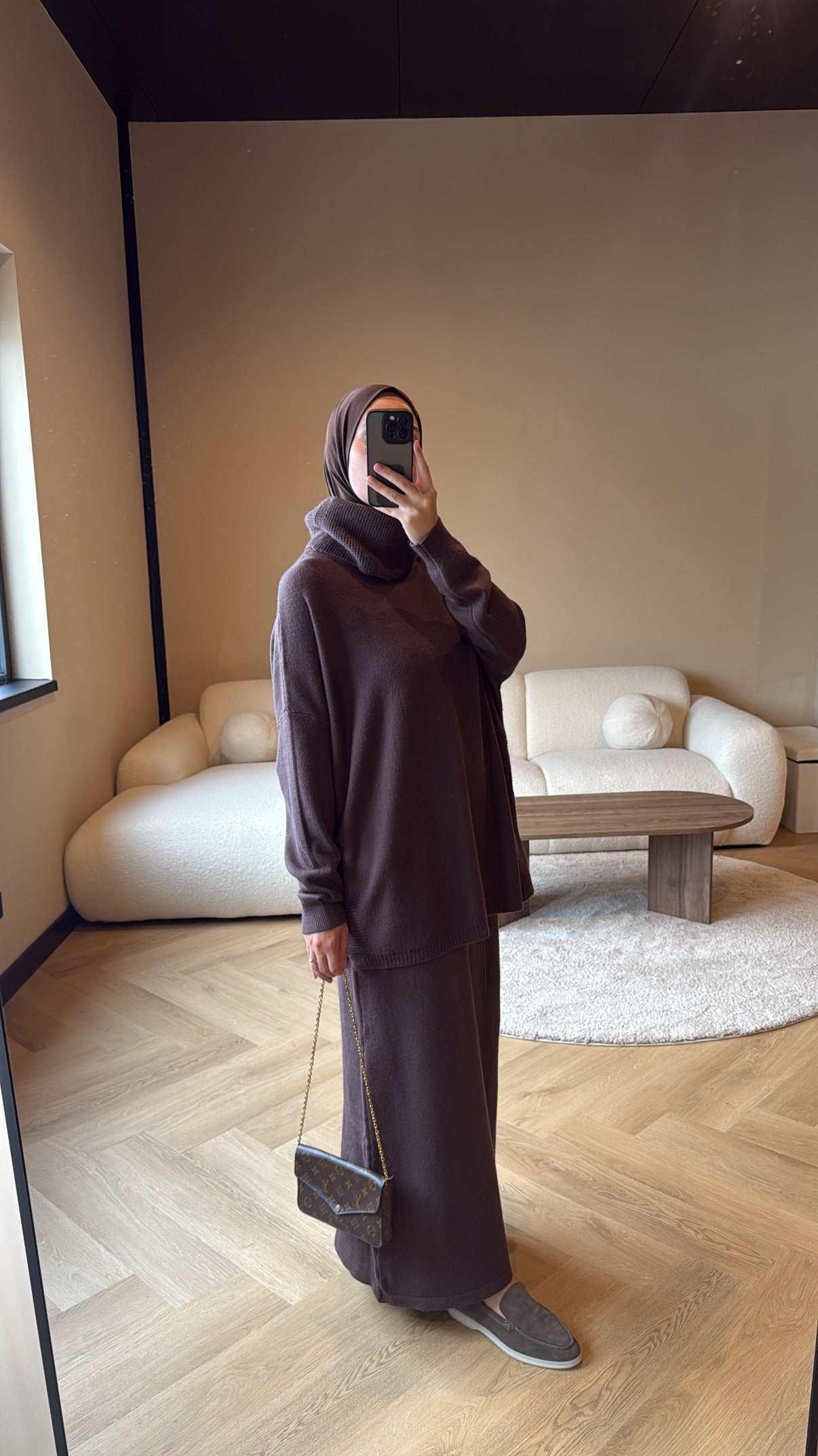 Skirt Set Nora - Brown