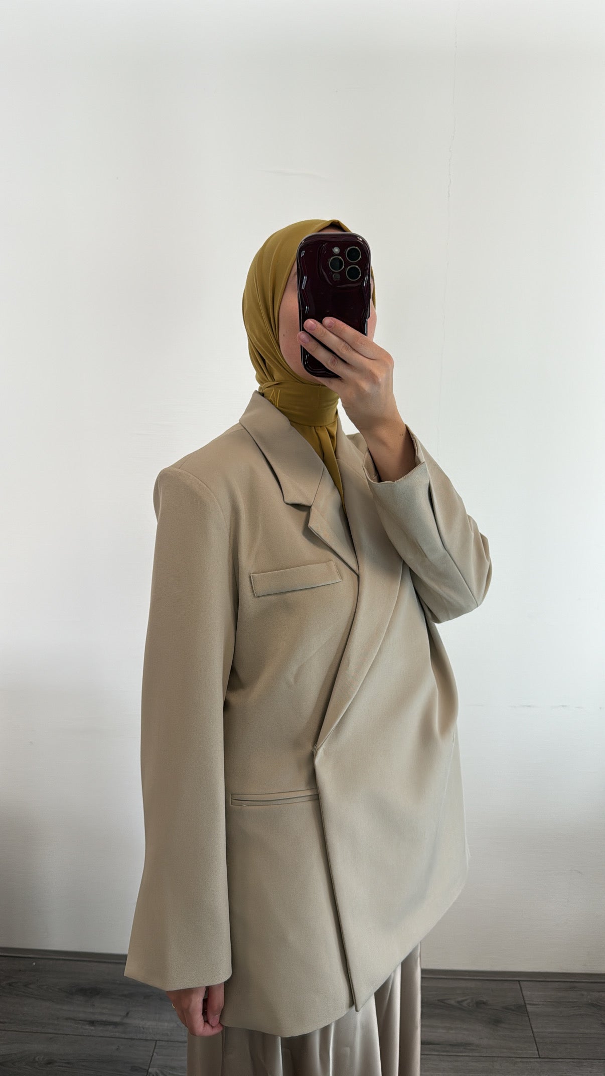 Oversized Blazer Mina - Taupe