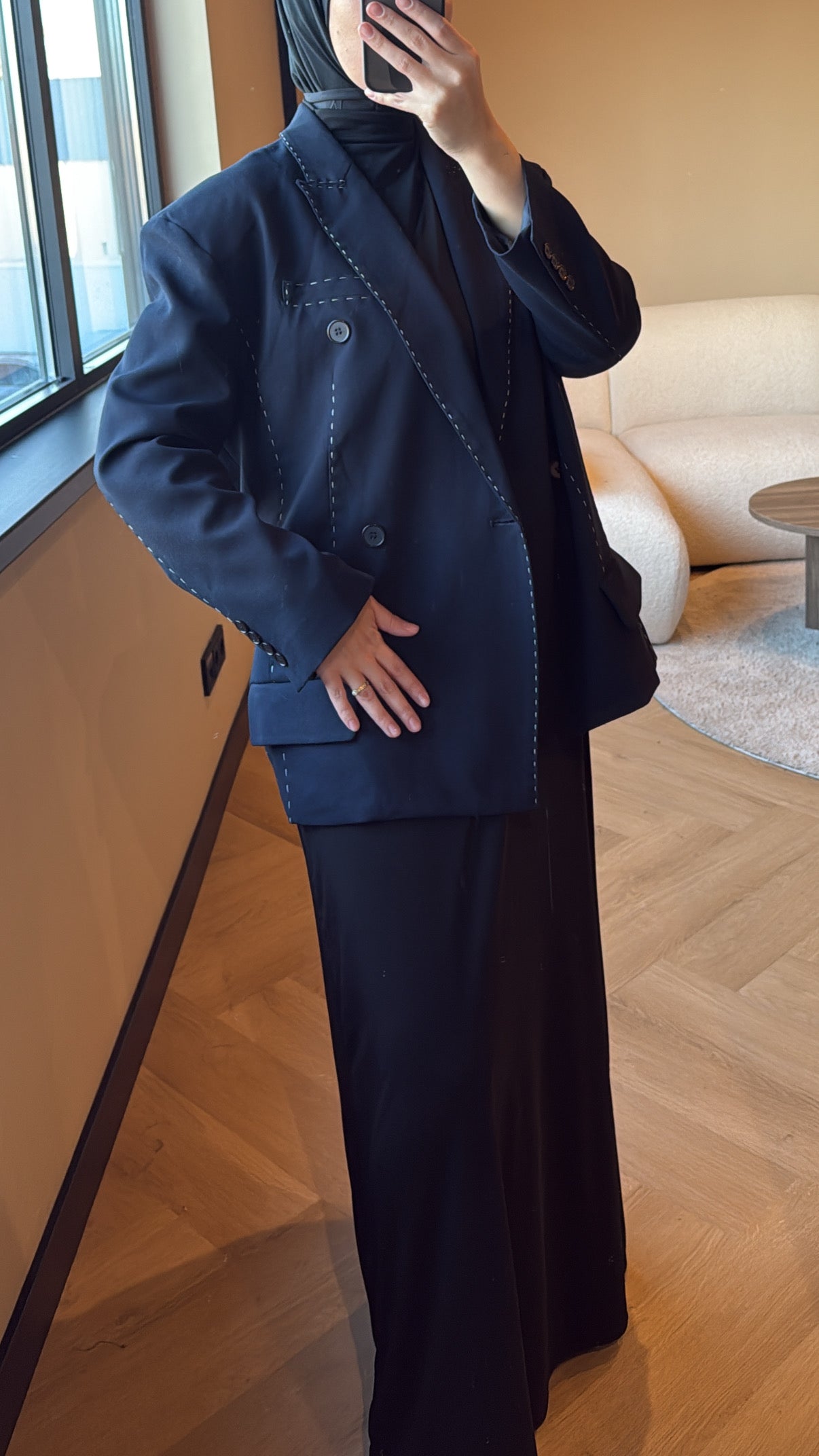 Viral Zara Blazer - Navy