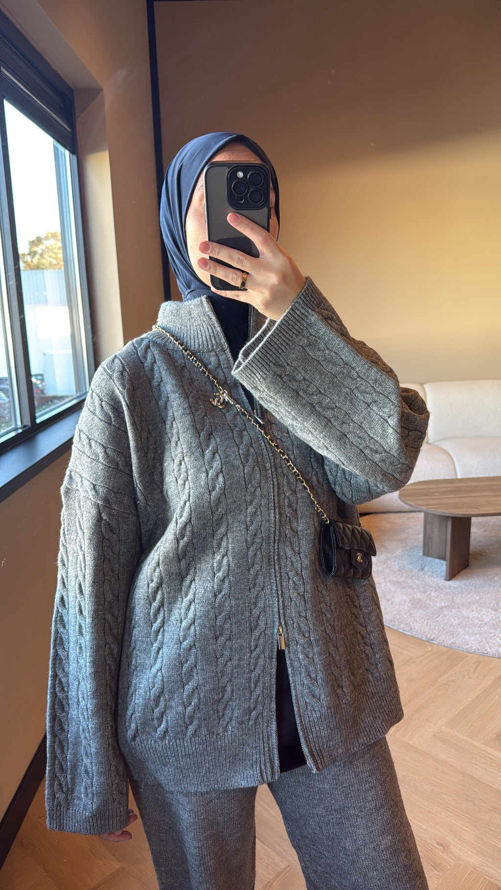 Two Piece set Amal - Grey