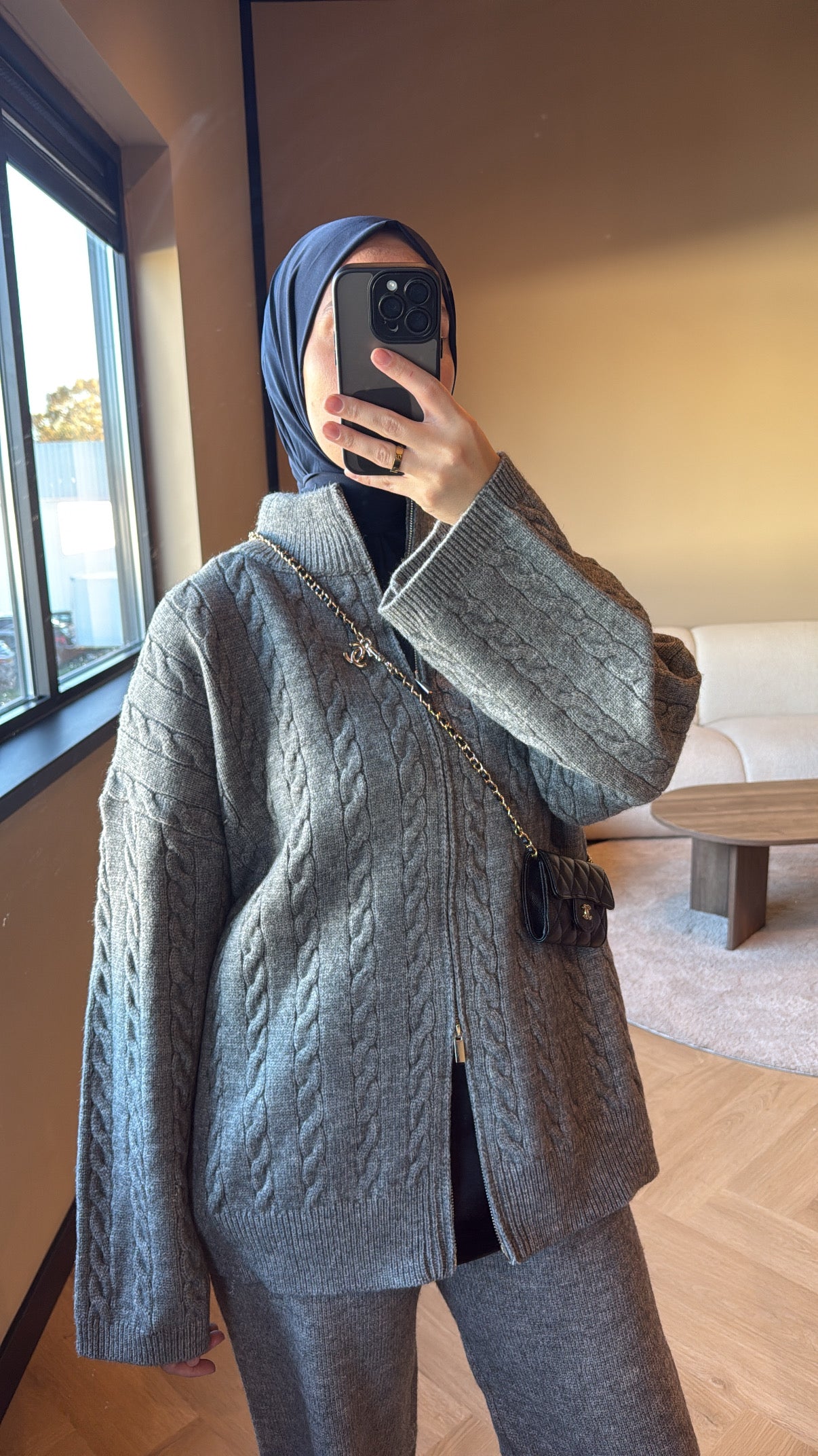 Two Piece set Amal - Grey