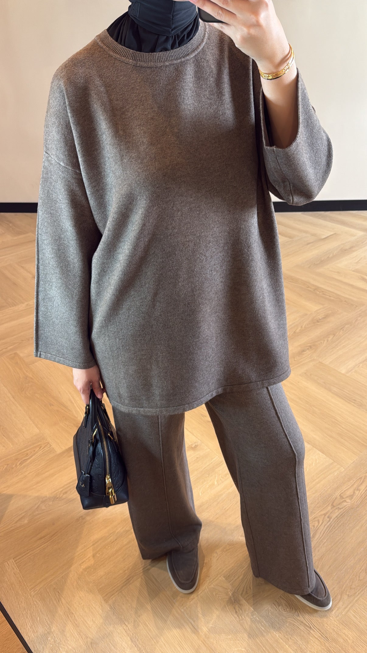 Two Piece Set Isra - Brown