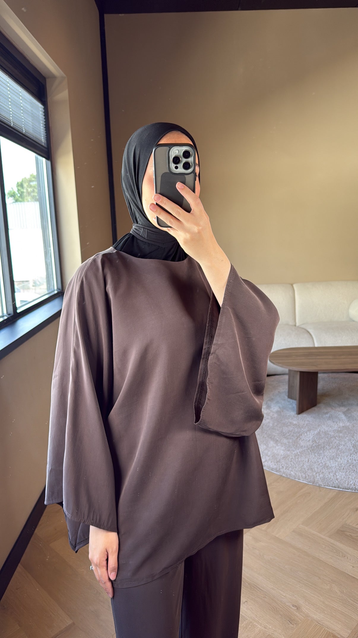 Two Piece Set Nora - Dark Brown