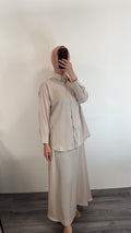 Skirt Set Celine - Beige