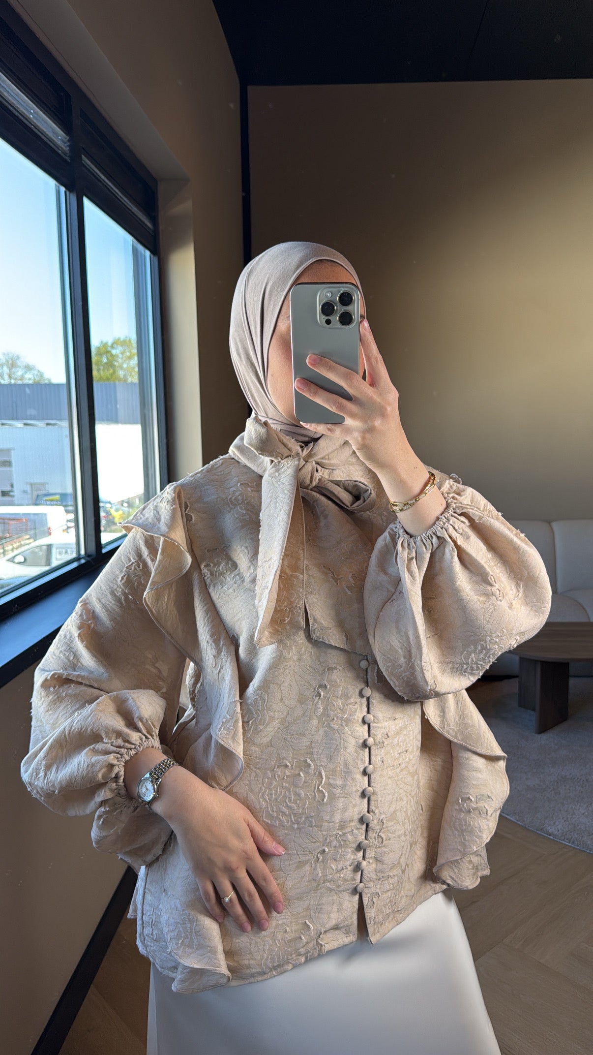 Blouse Diana - Taupe