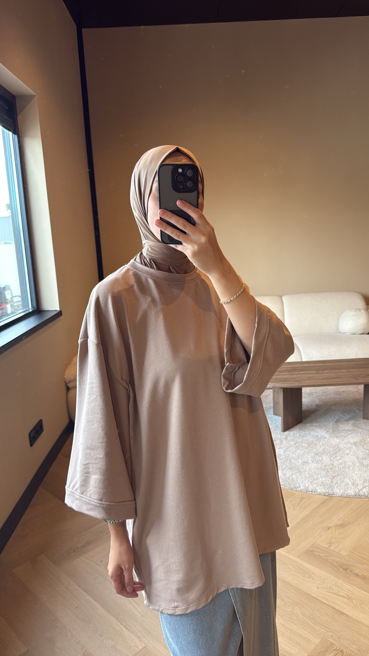 Cotton Tee - Taupe