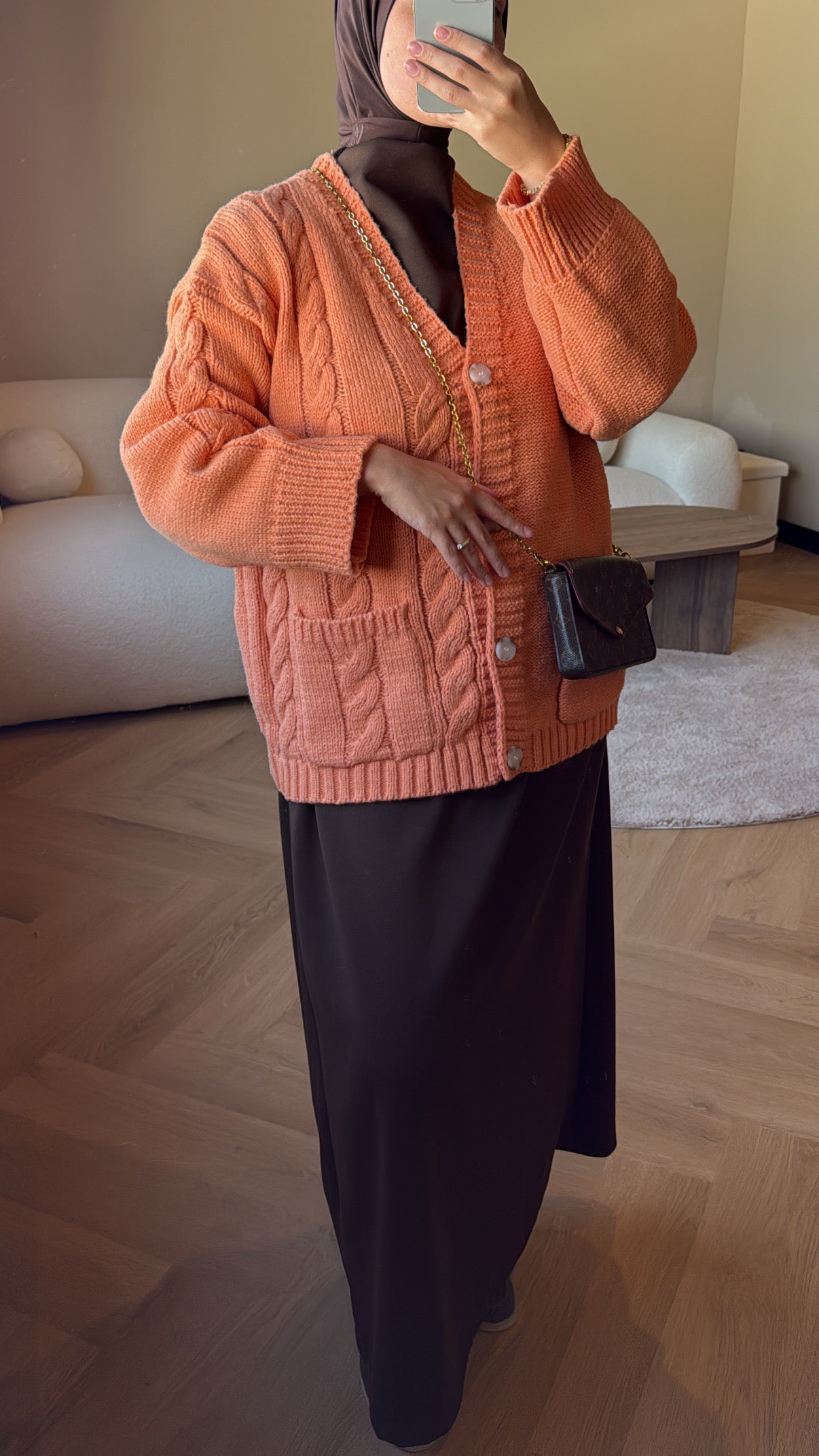 Cardigan Lara - Orange