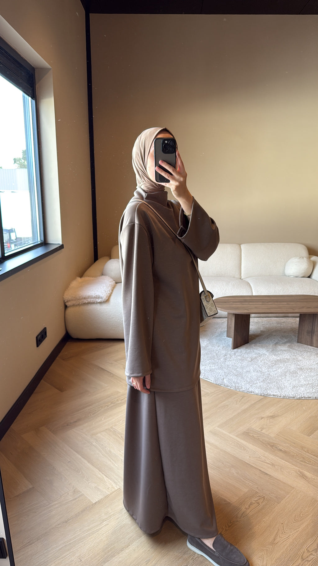 Skirt Set Diana - Taupe