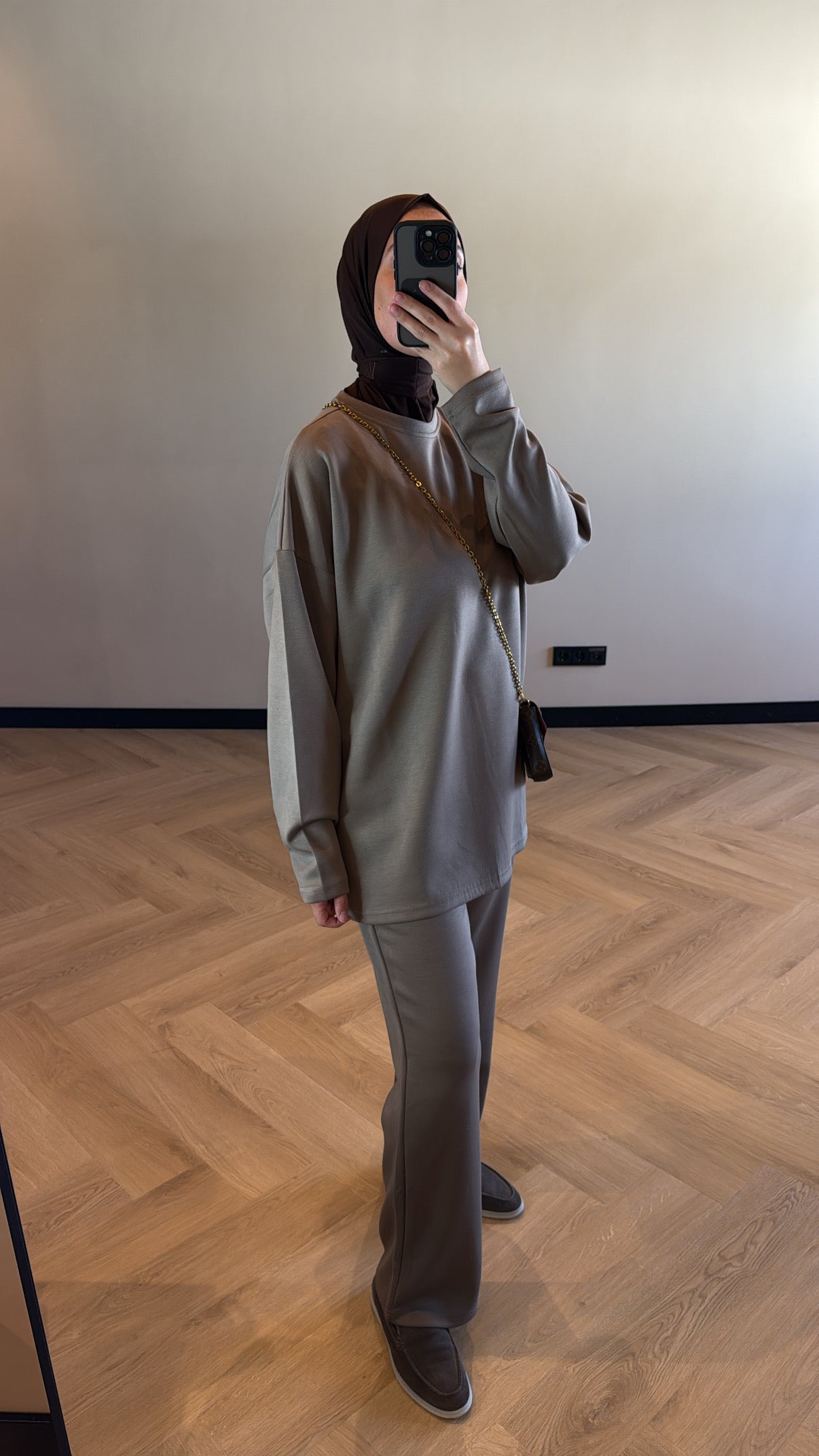 Comfy Two Piece Set - Taupe