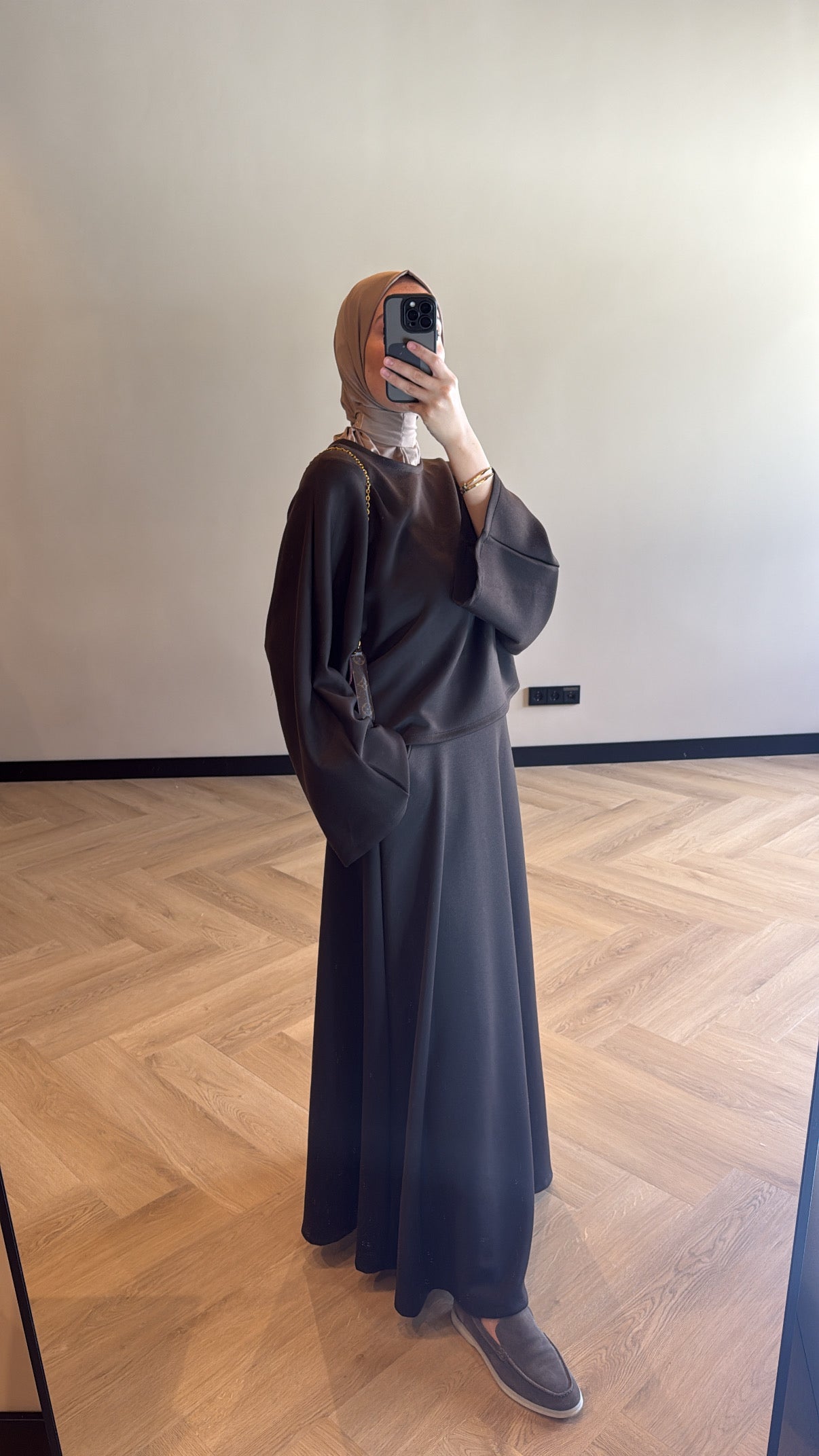 Skirt set Nayla - Brown