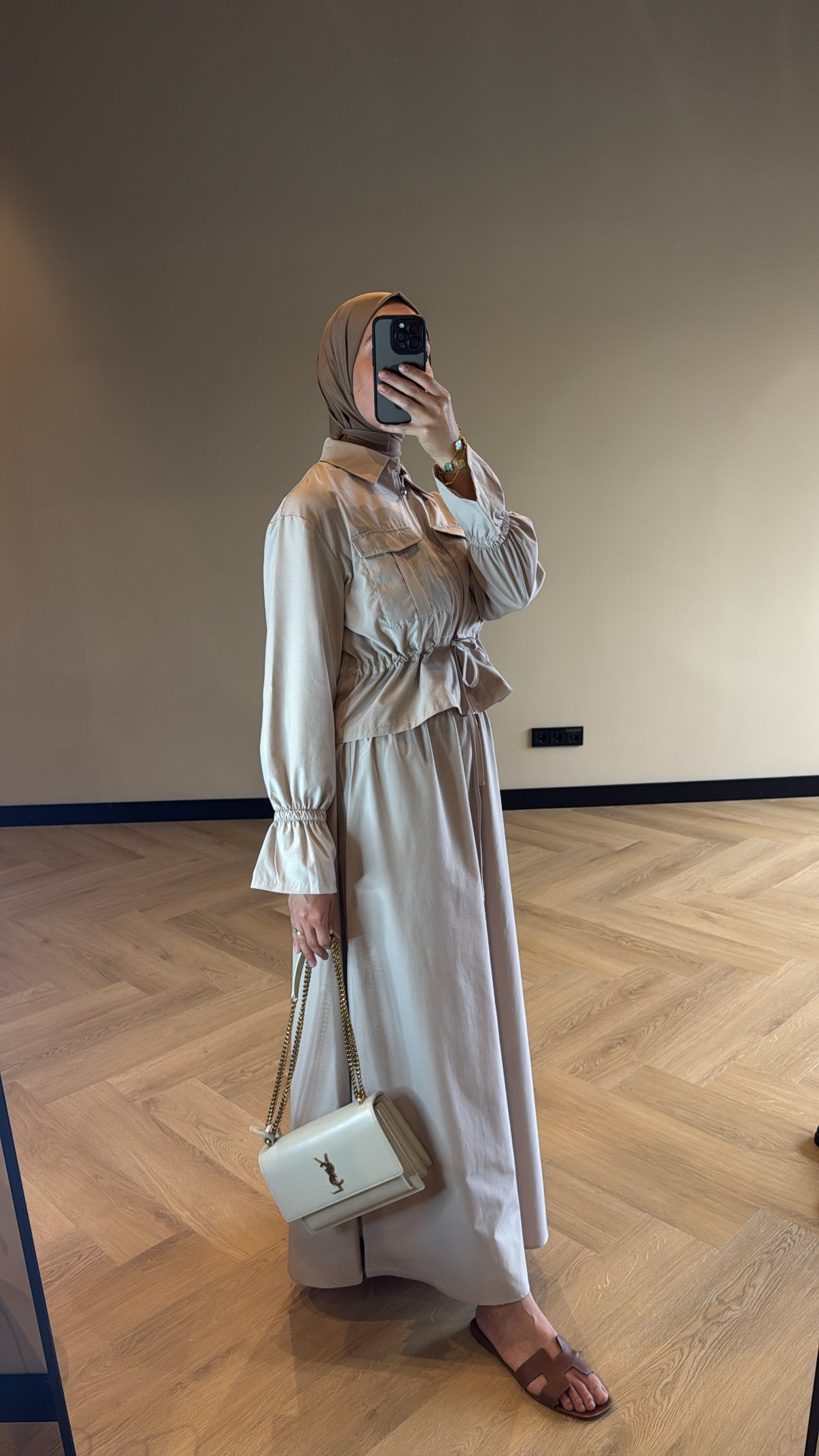 LUMIYA Skirt Set - Beige