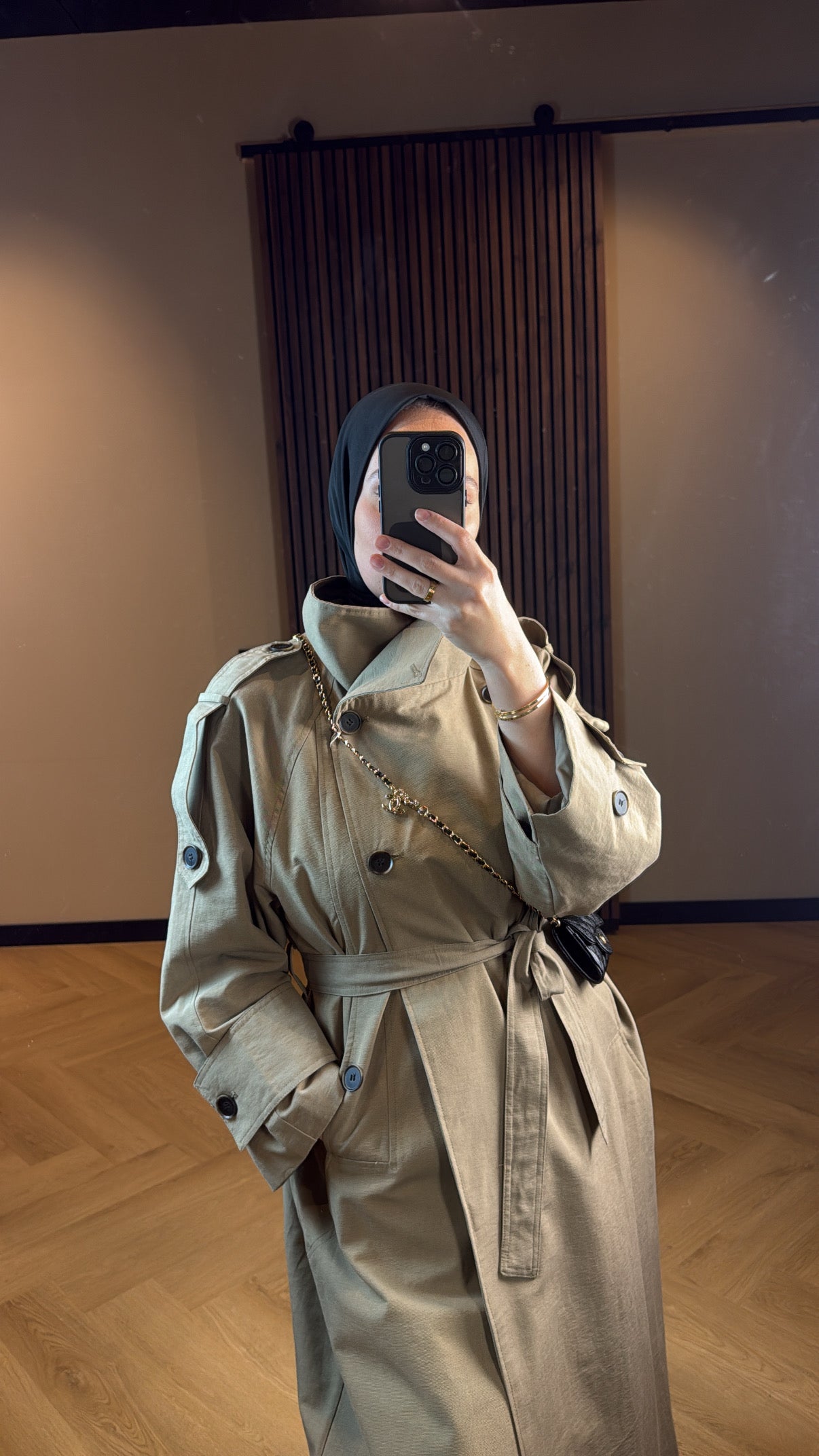 Trench Coat Isa - Dark beige
