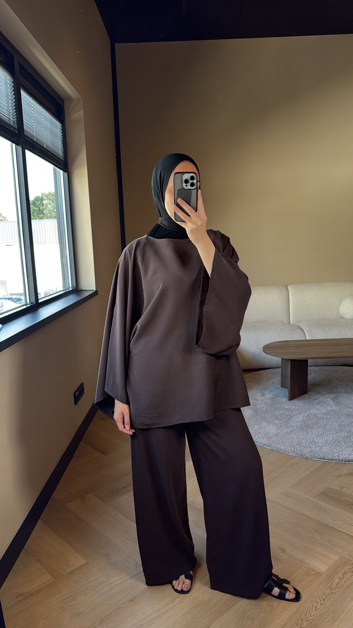 Two Piece Set Nora - Dark Brown