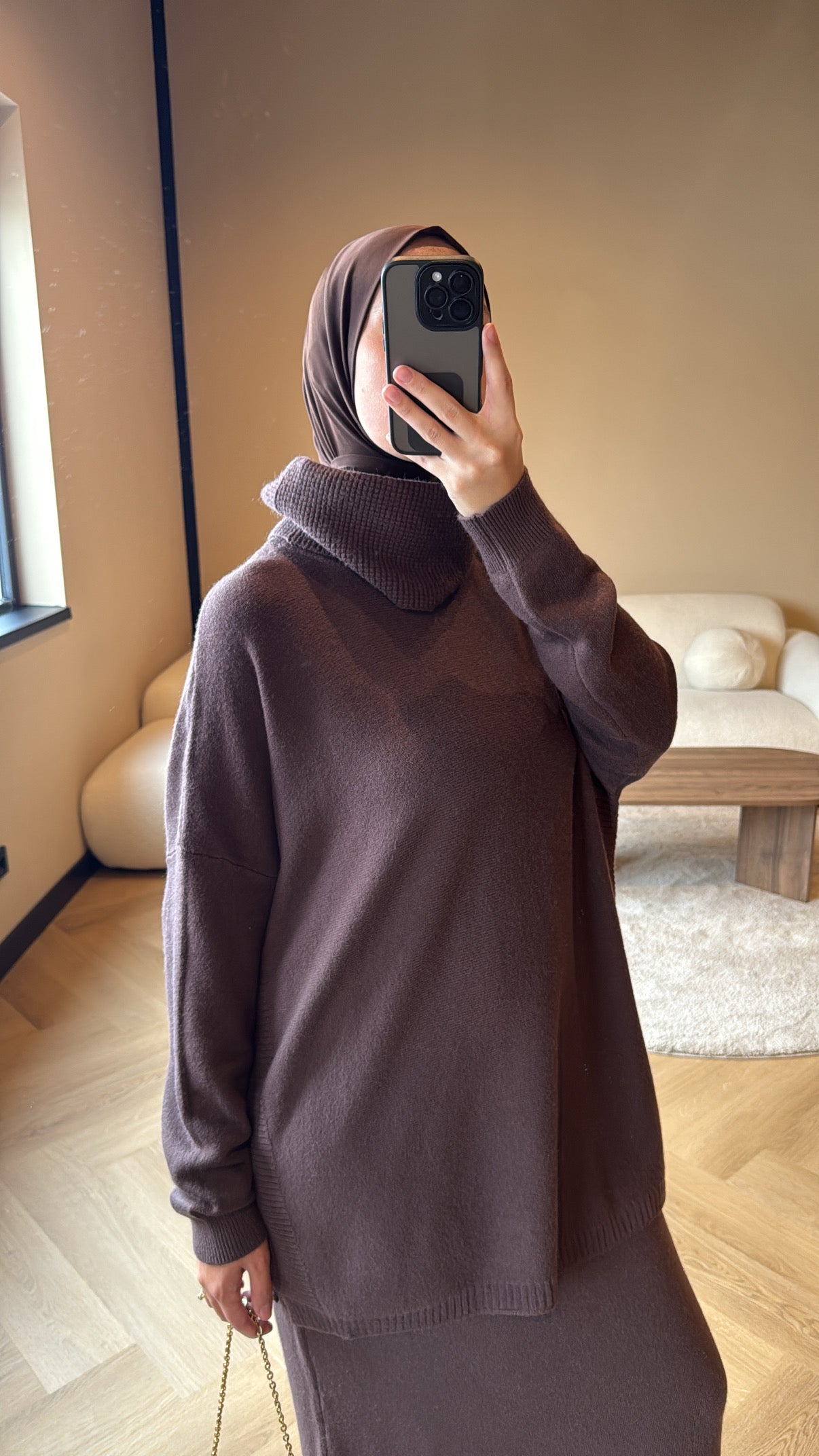 Skirt Set Nora - Brown