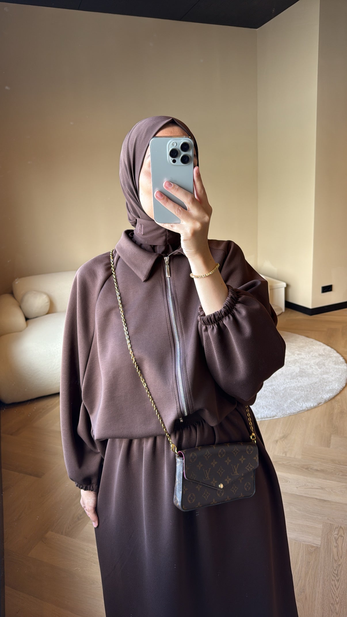 Skirt Set Tessa - Brown