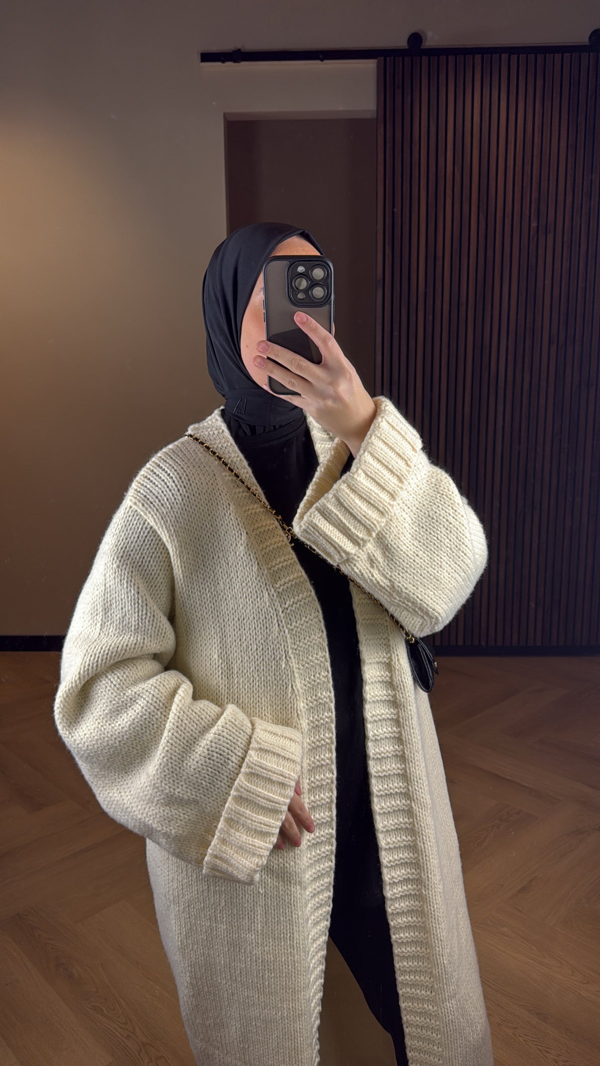 Long Cardigan - Beige
