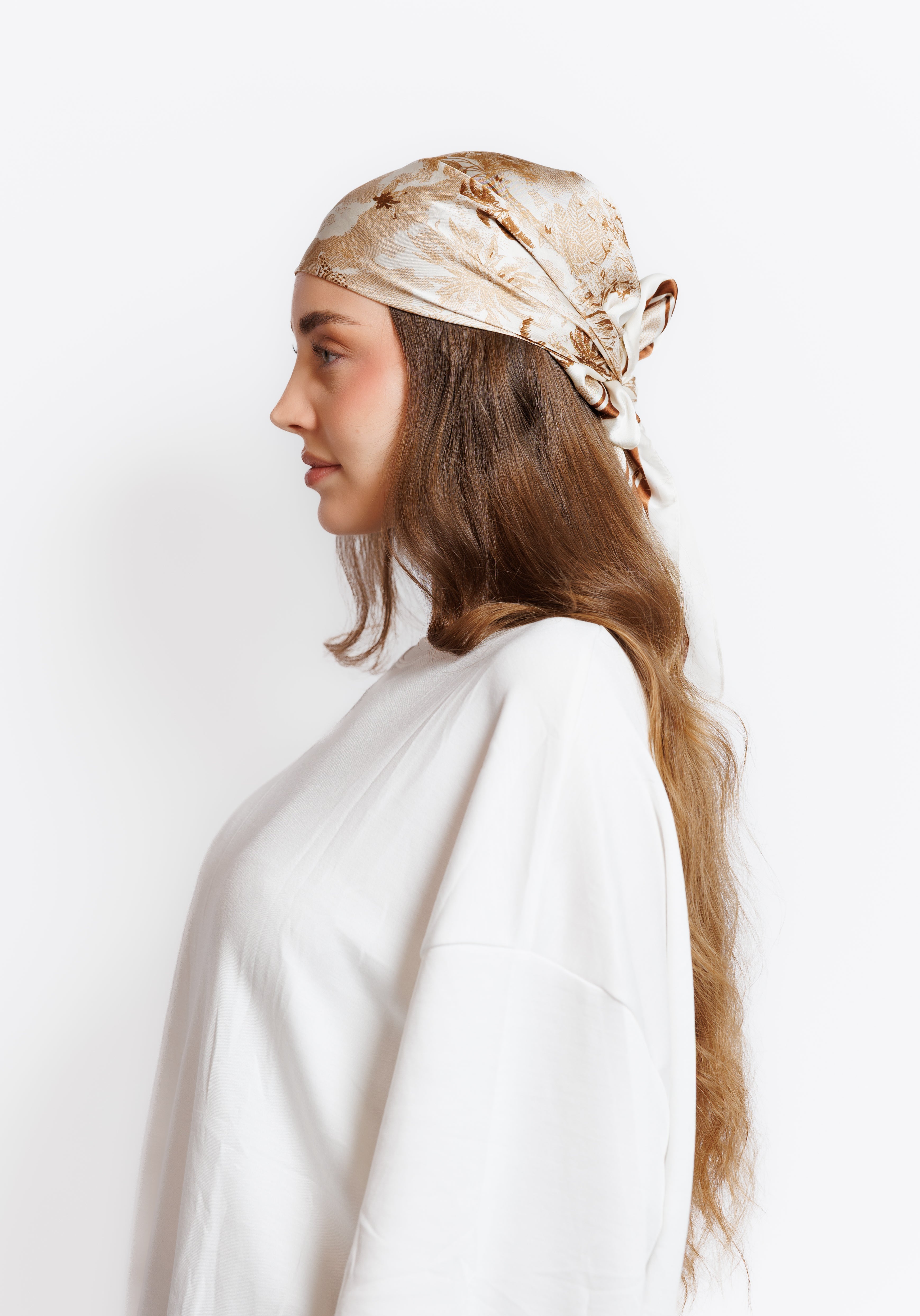 Silk Scarf - Soft Sand