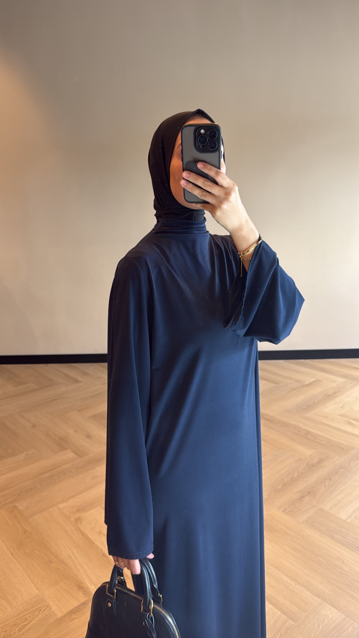 Jersey Dress - Navy Blue
