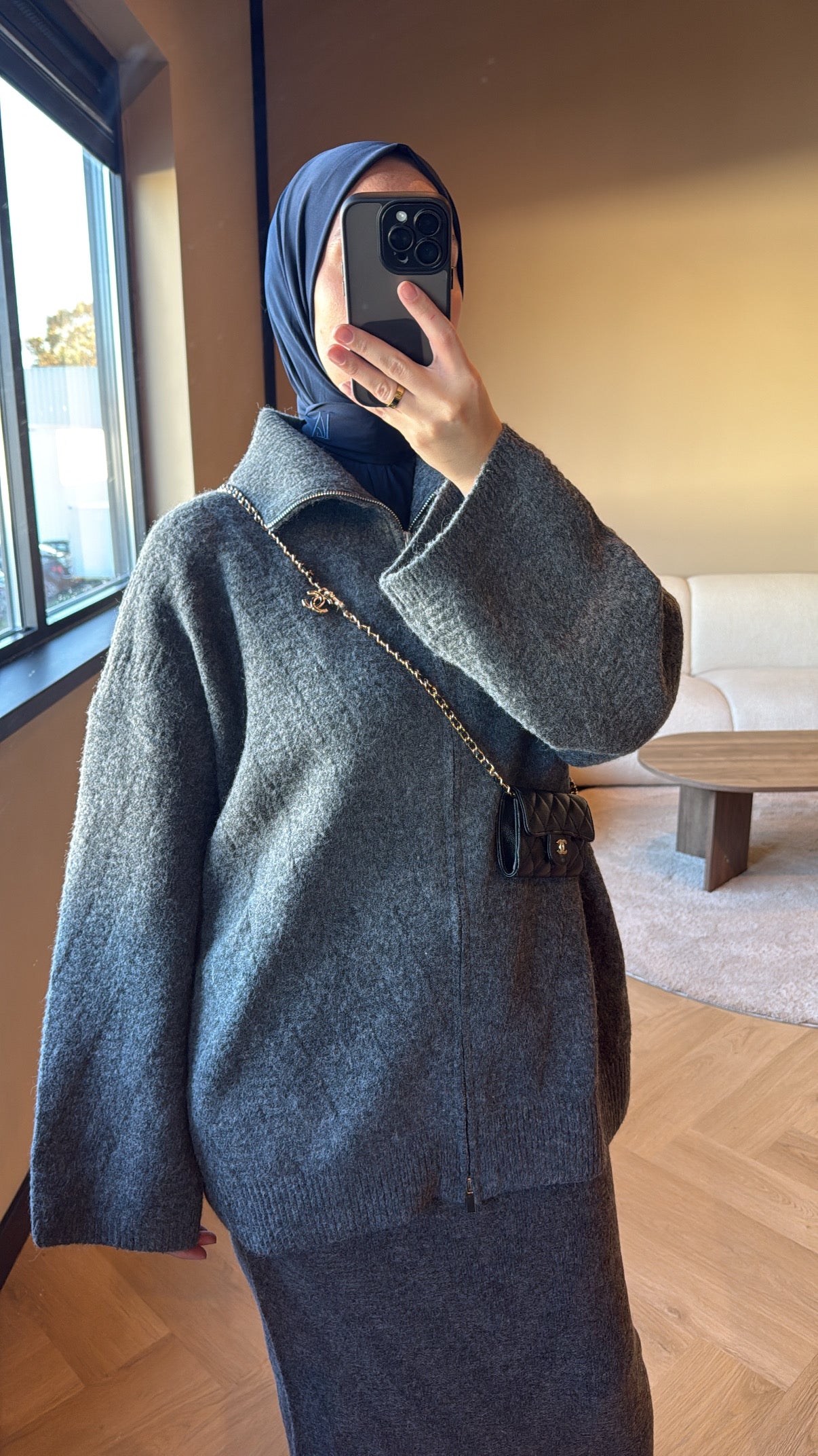 Skirt Set Amira - Grey