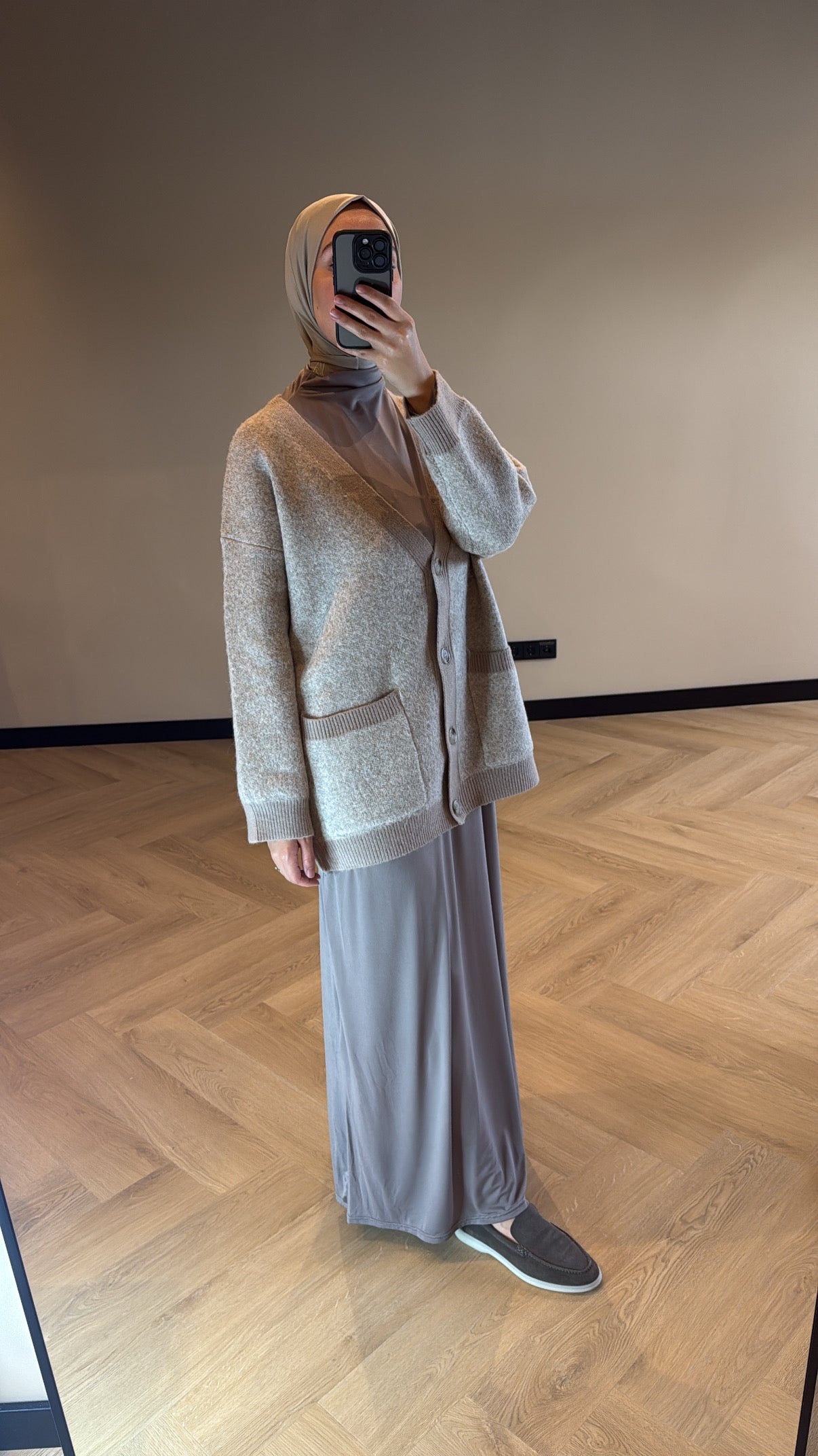 Cardigan Taupe