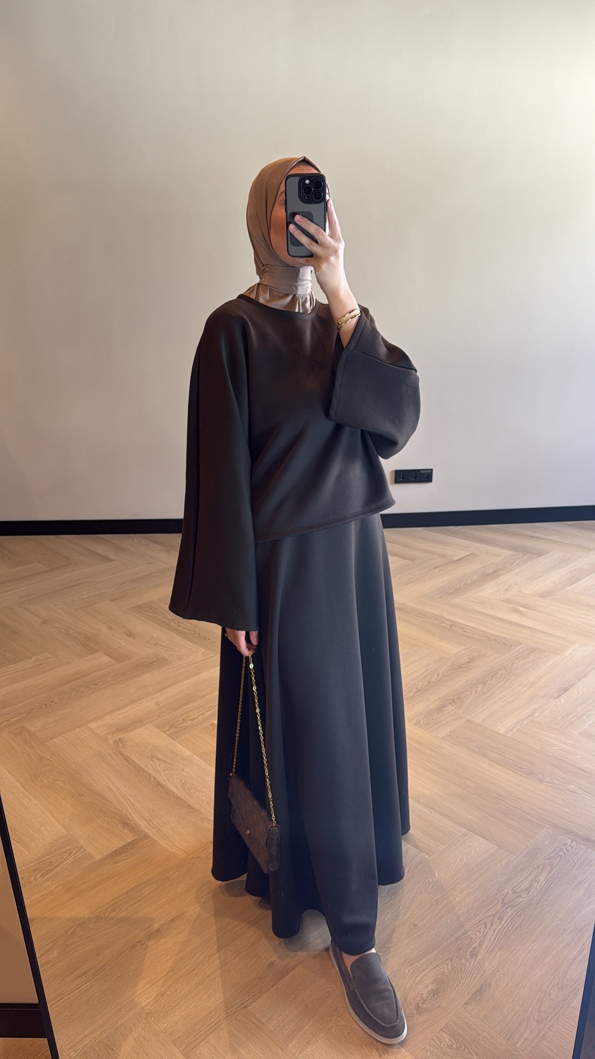 Skirt set Nayla - Brown