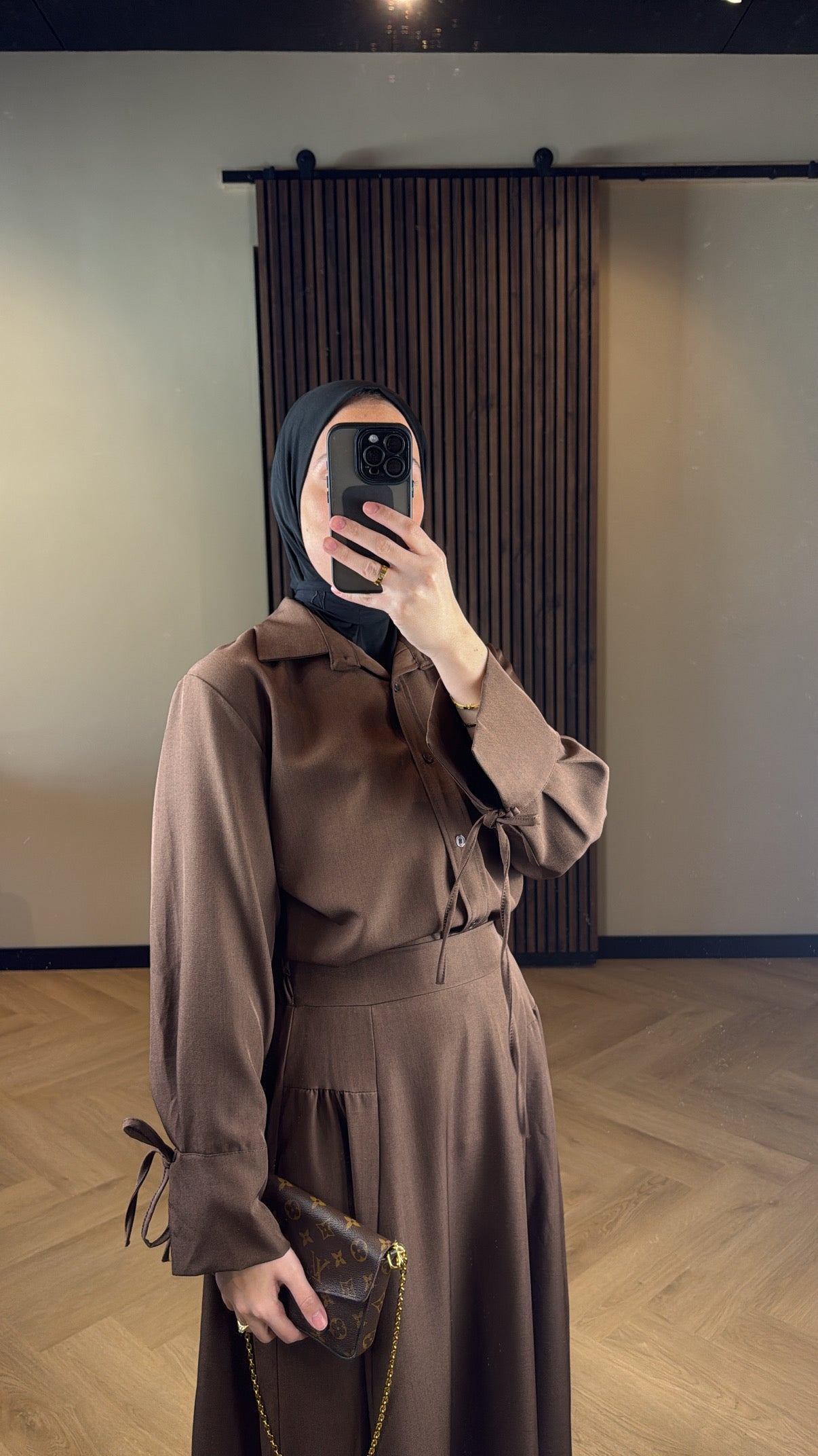 Skirt Set Lana - Brown