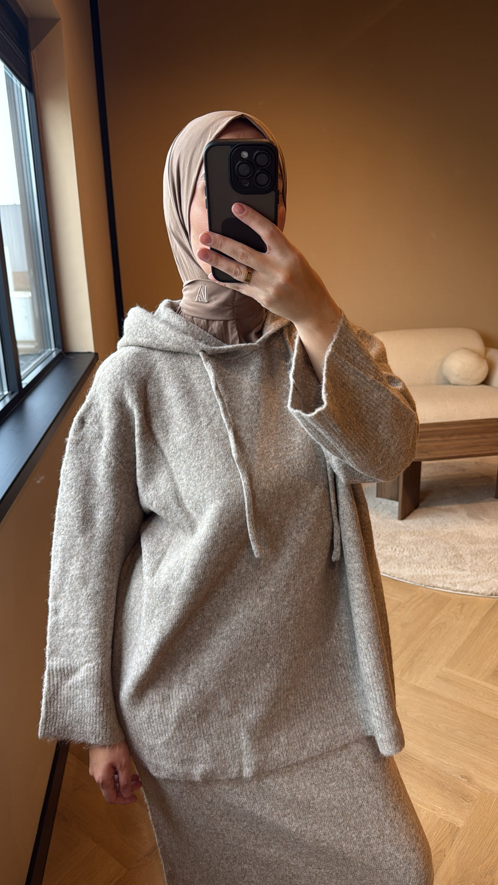 Skirt Set Inaya - Taupe