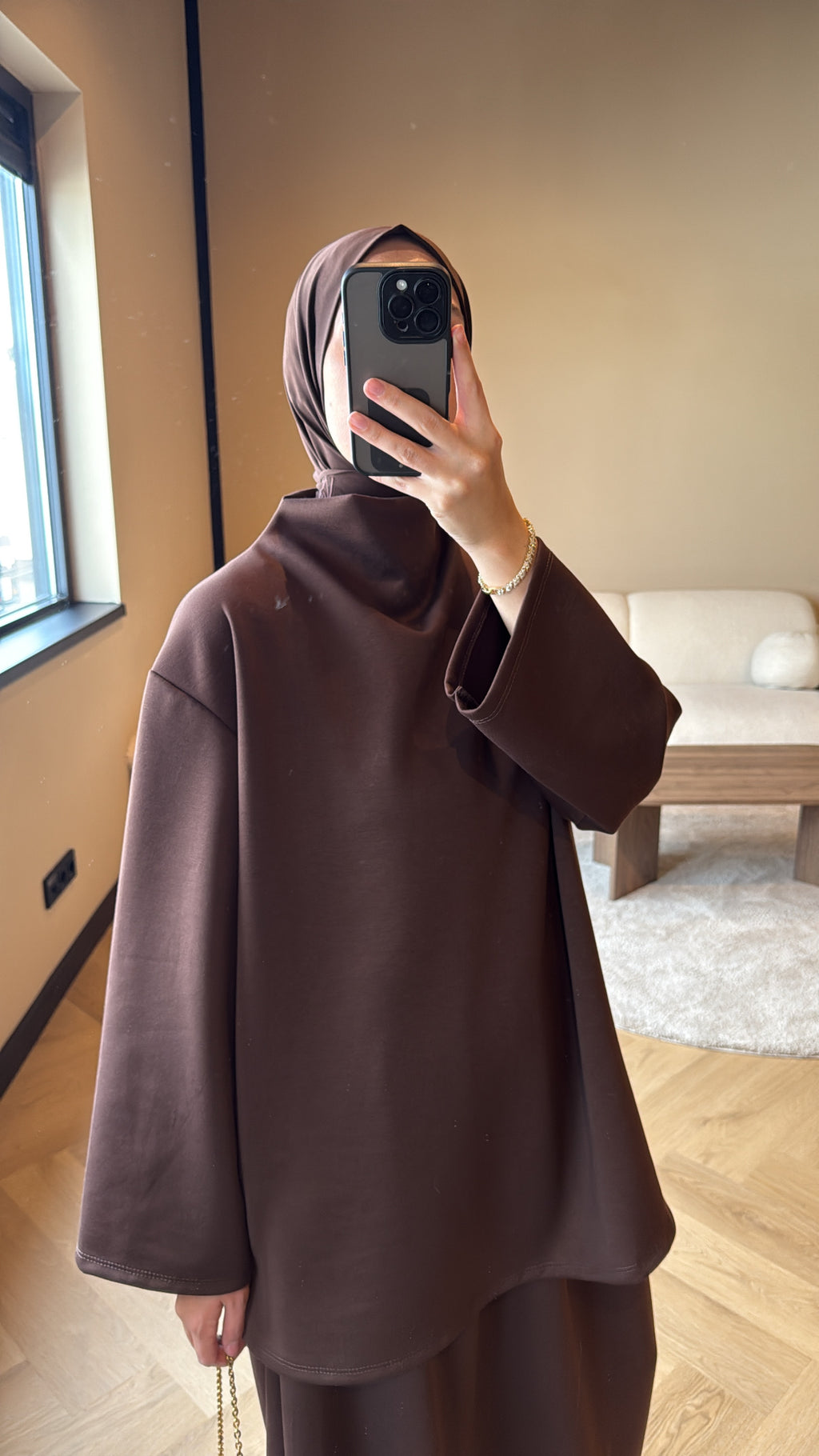 Skirt Set Diana - Brown