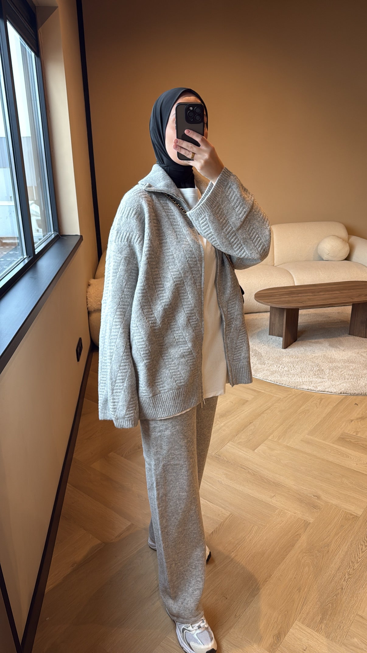 Two Piece Set Yousra - Light Grey