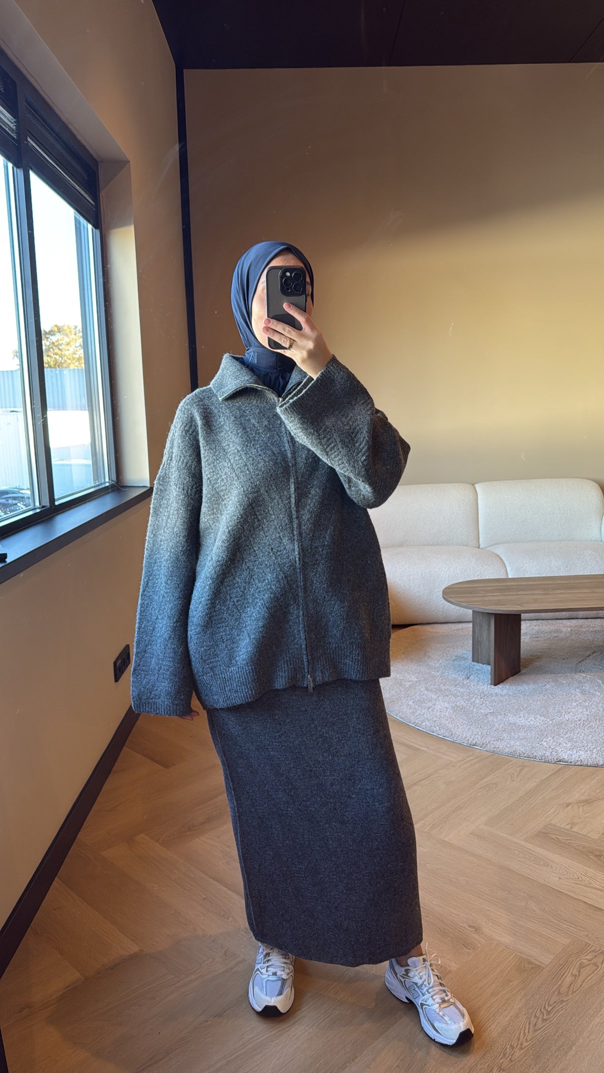 Skirt Set Amira - Grey