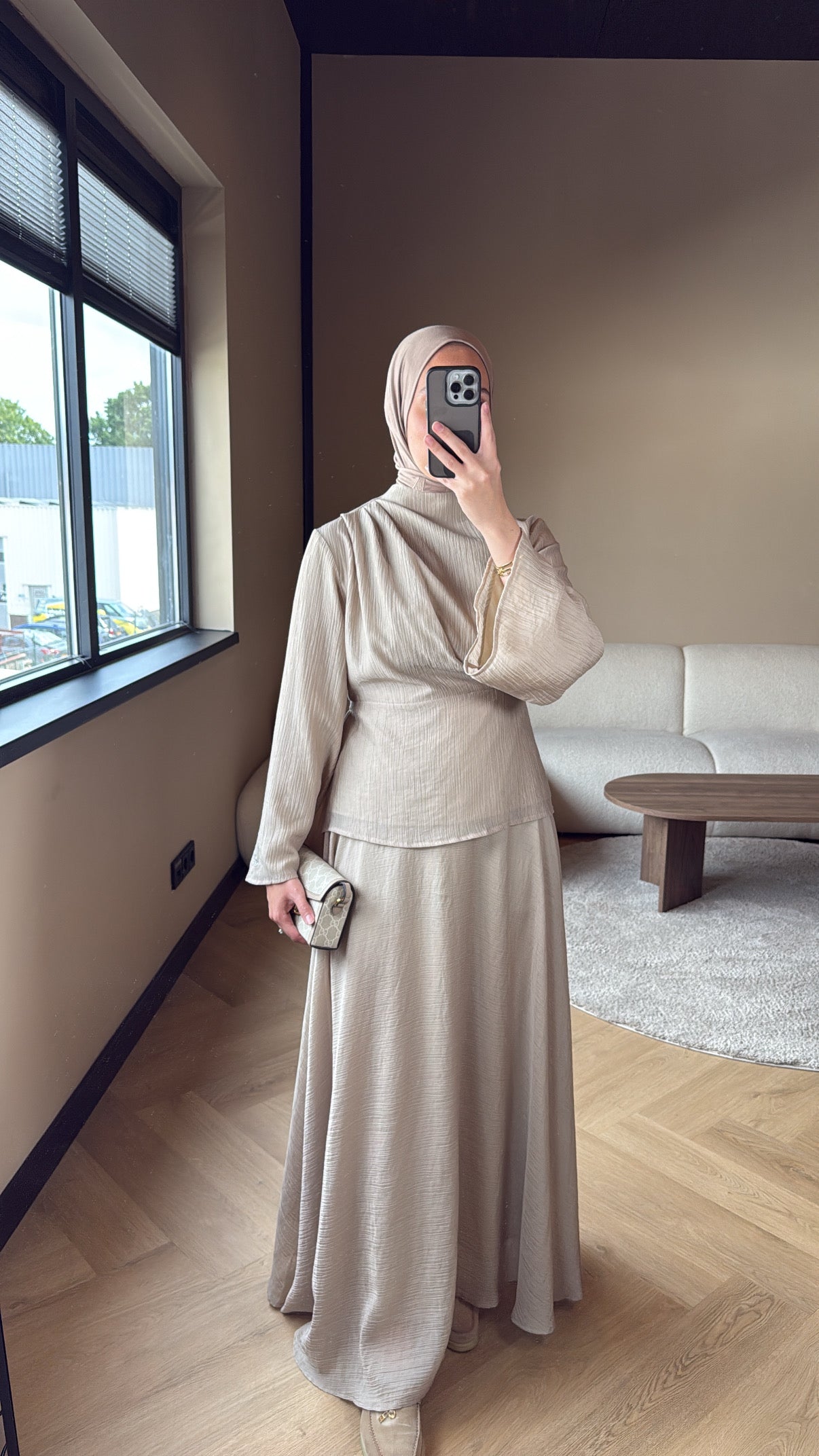 Skirt Set Maysa - Taupe