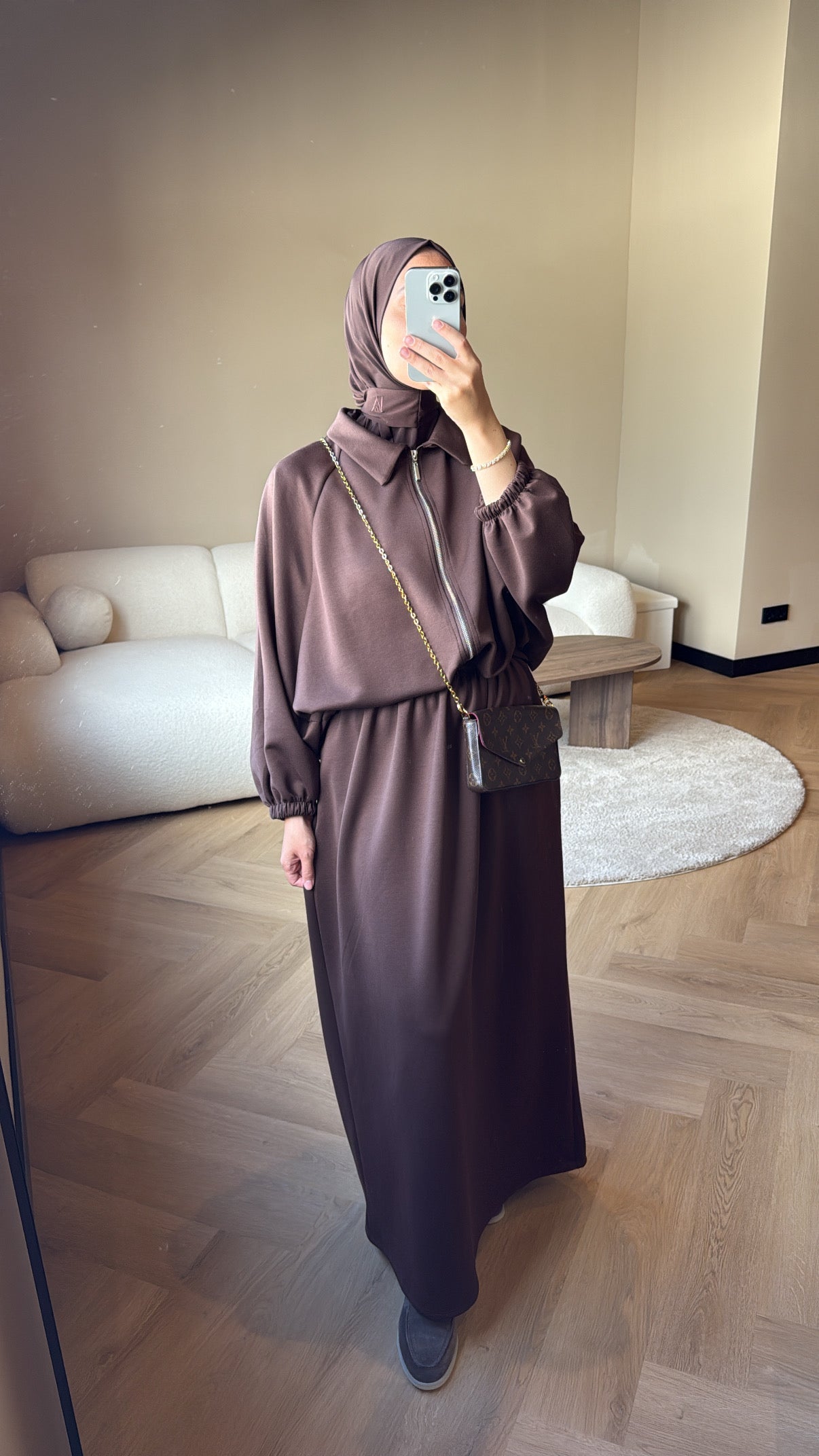 Skirt Set Tessa - Brown