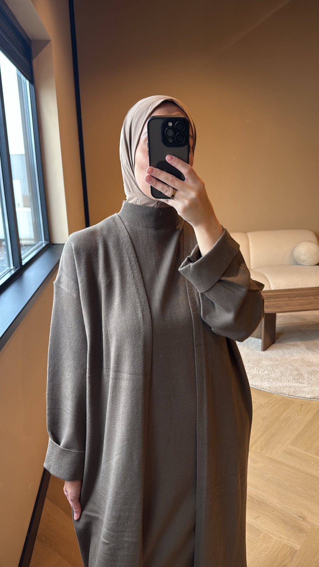 Knit Set Maysa - Brown (SHORT)