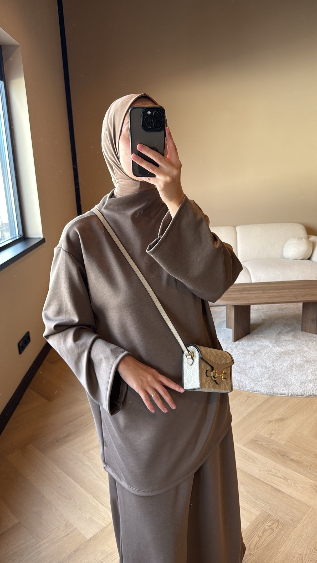 Skirt Set Diana - Taupe