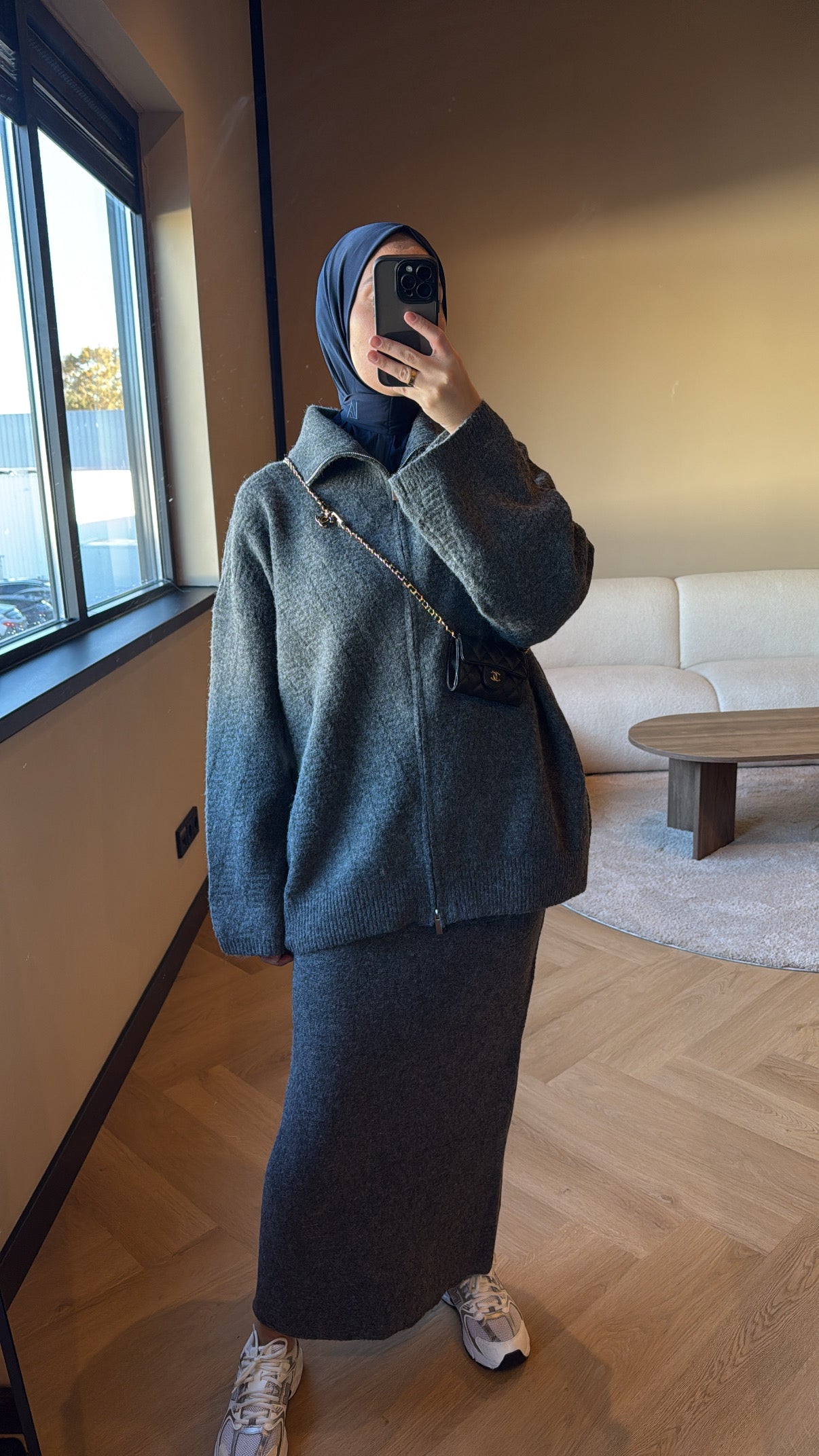 Skirt Set Amira - Grey