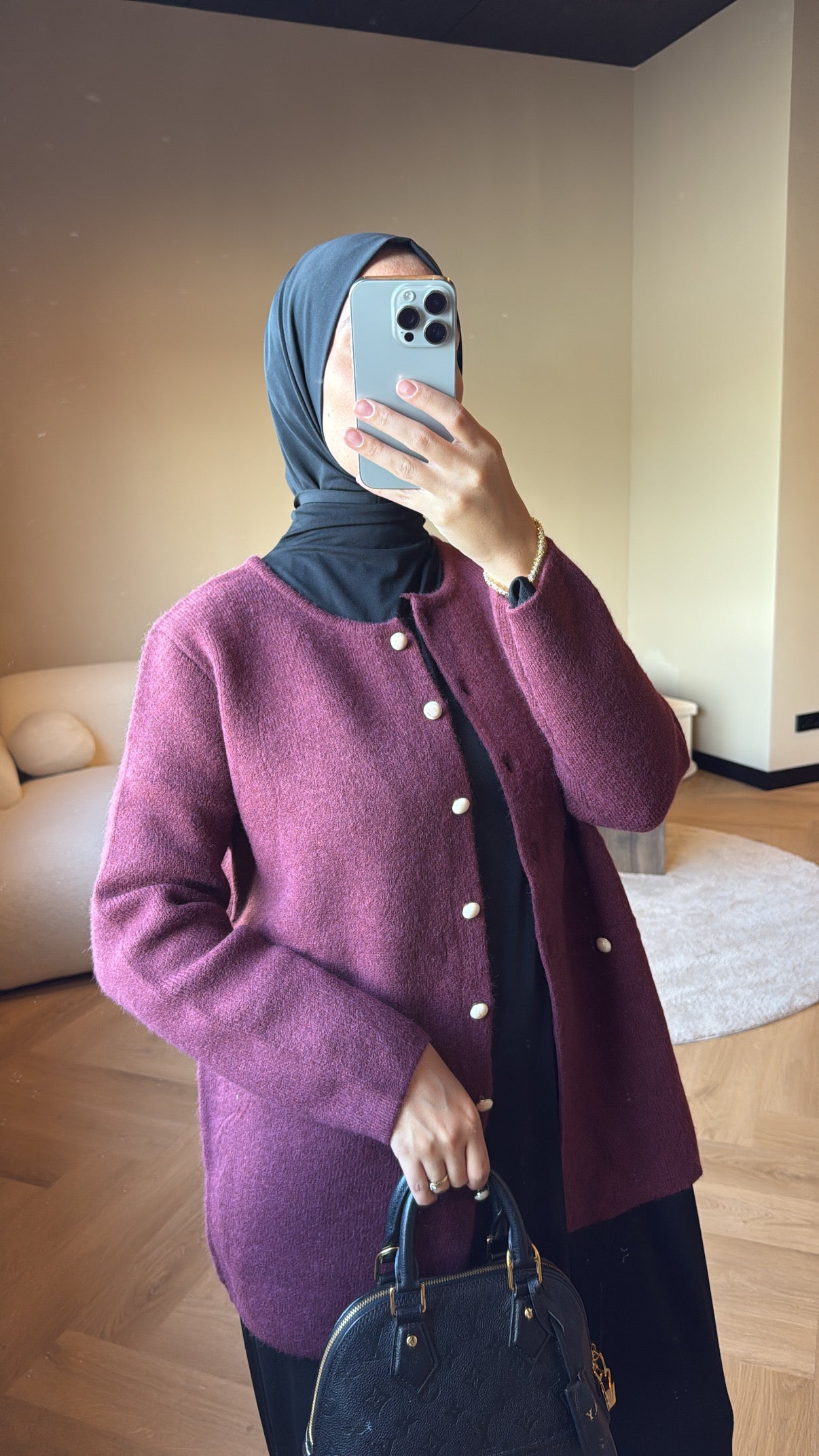 Vest Kyra - Burgundy