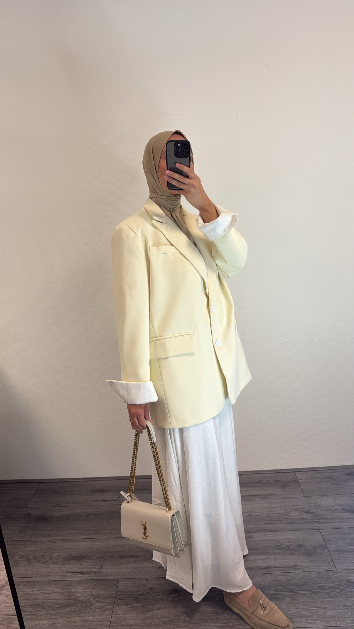 Linnen Skirt - White