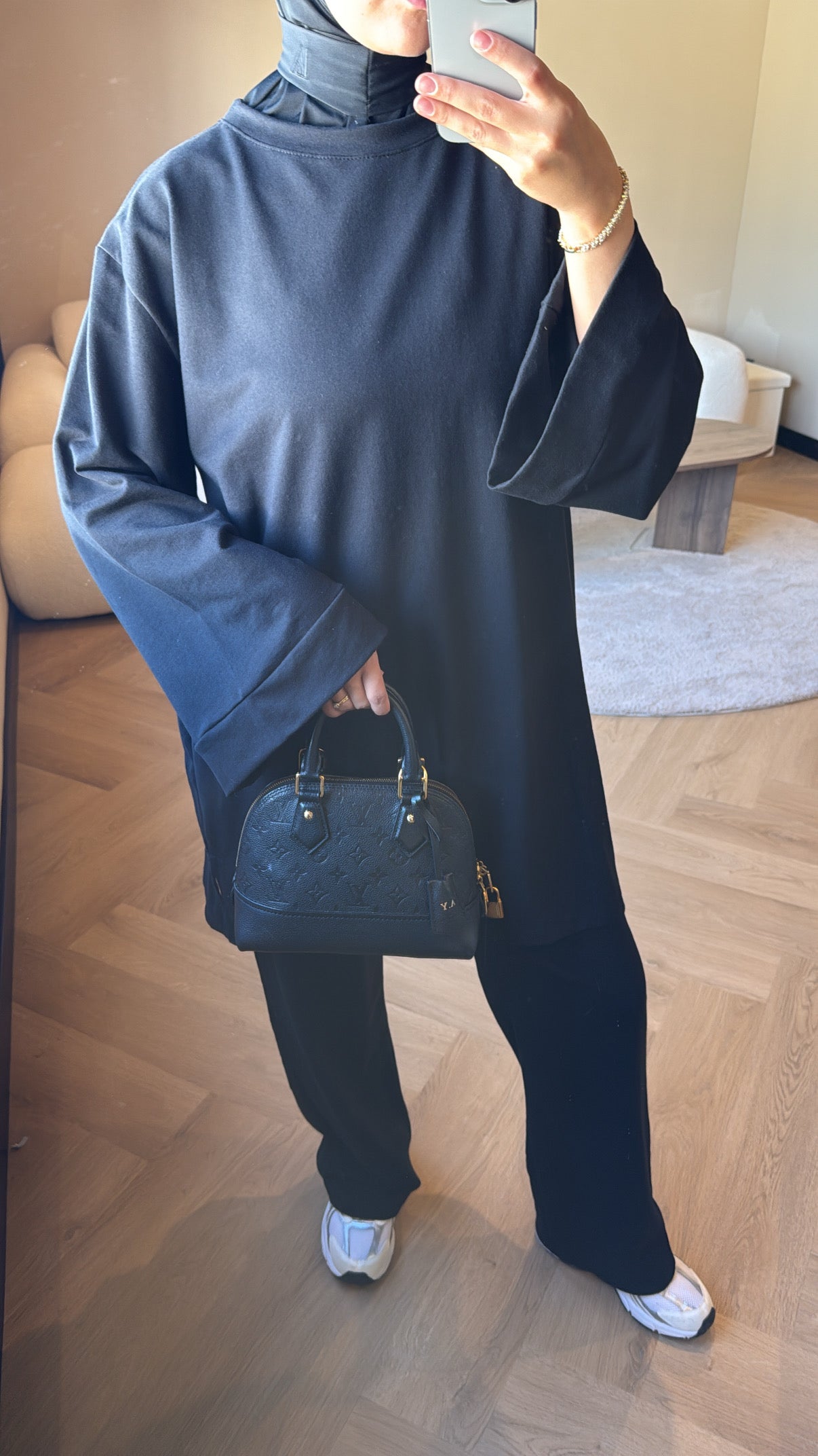 Two Piece Set Eva - Black (LONG)