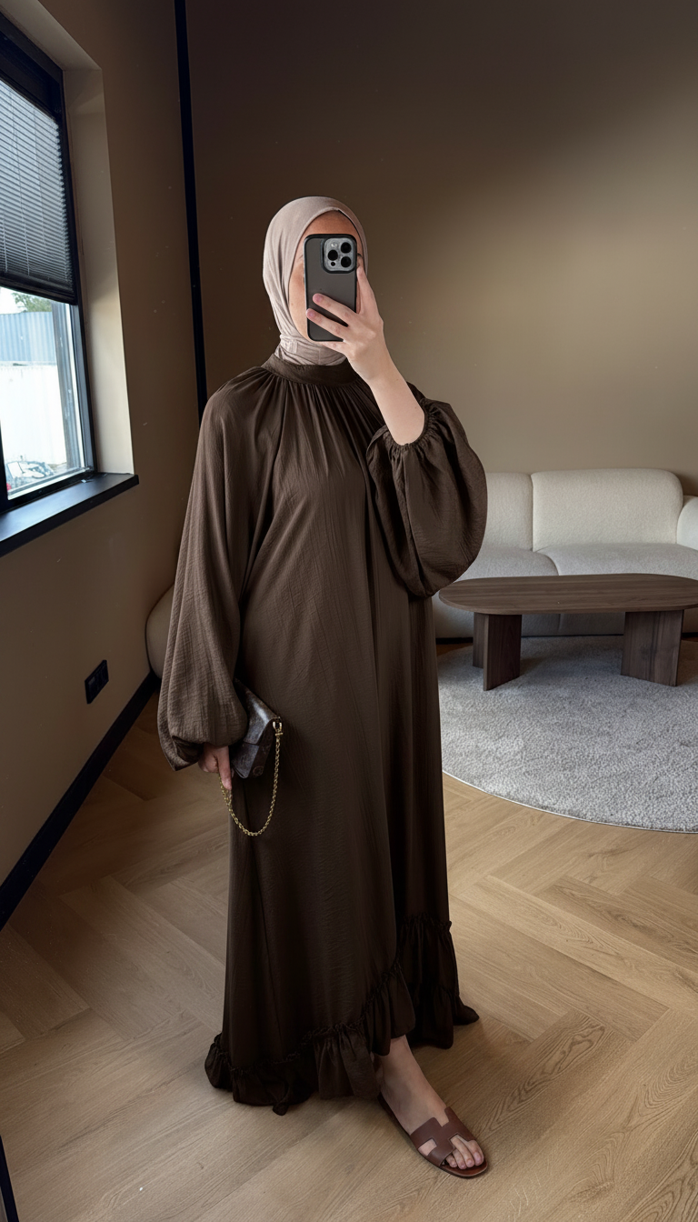 Dress Mira - Dark Brown