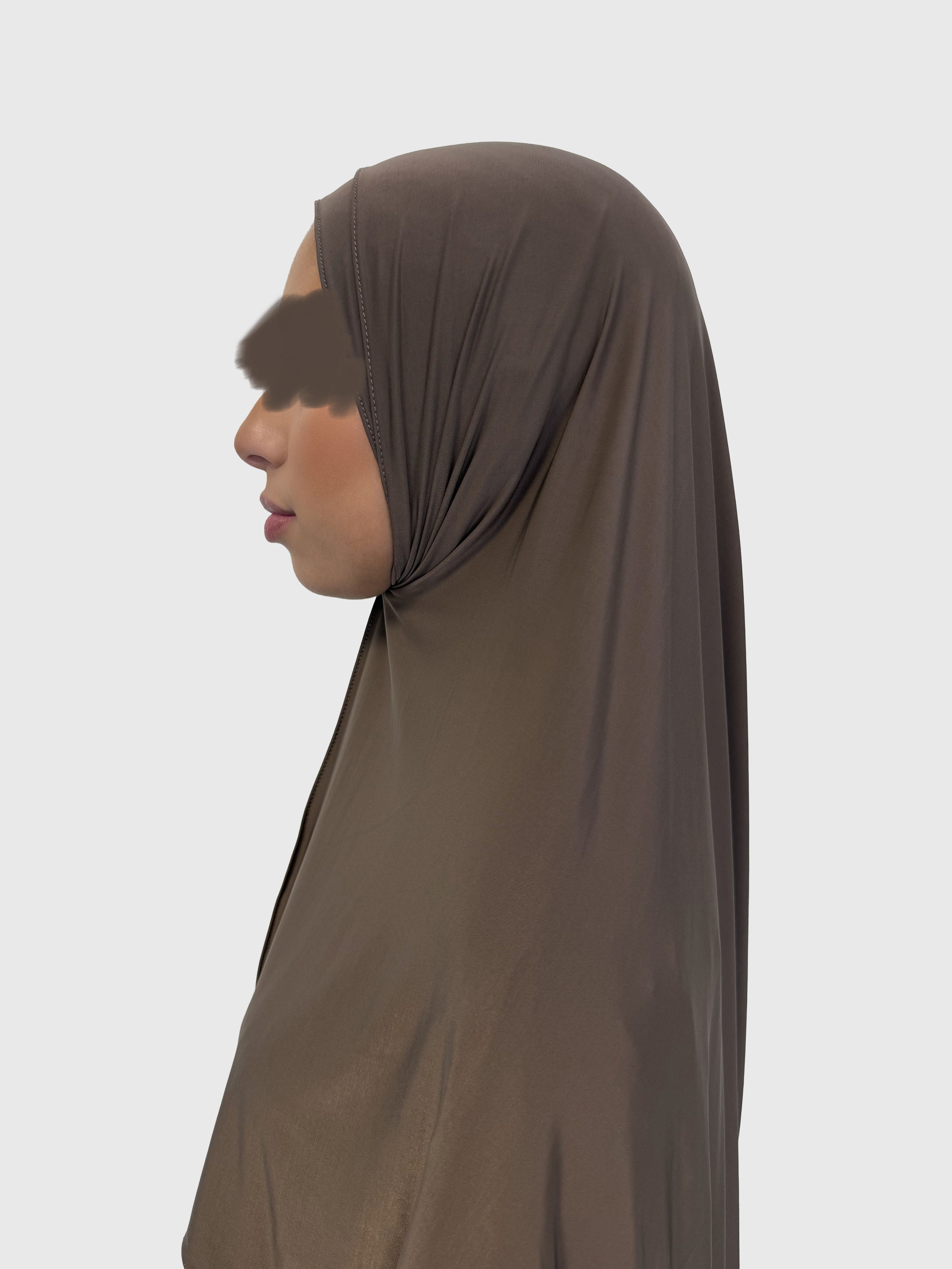 Liquid Jersey Scarf - Dark Taupe