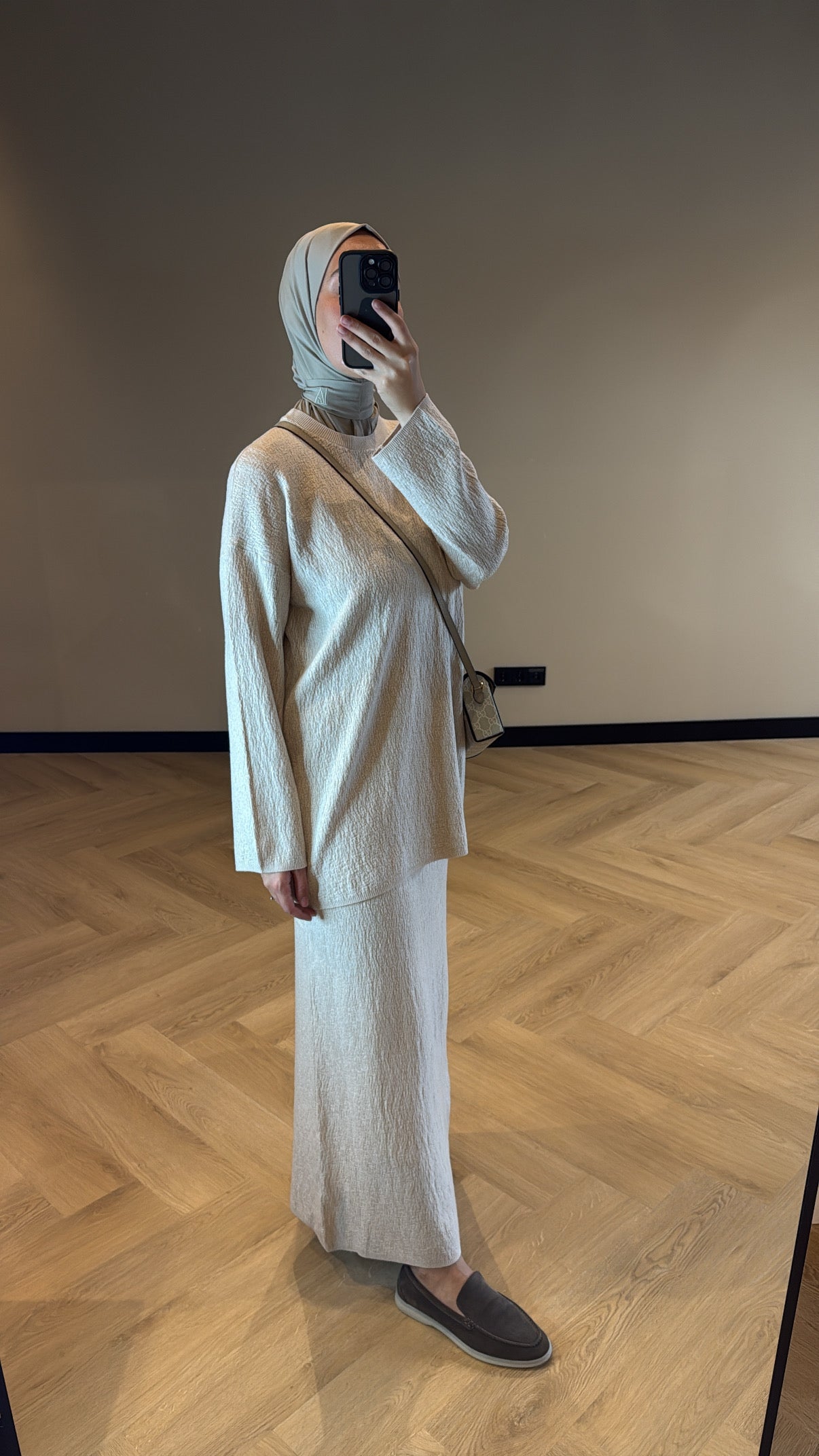 Skirt Set Anissa - Beige