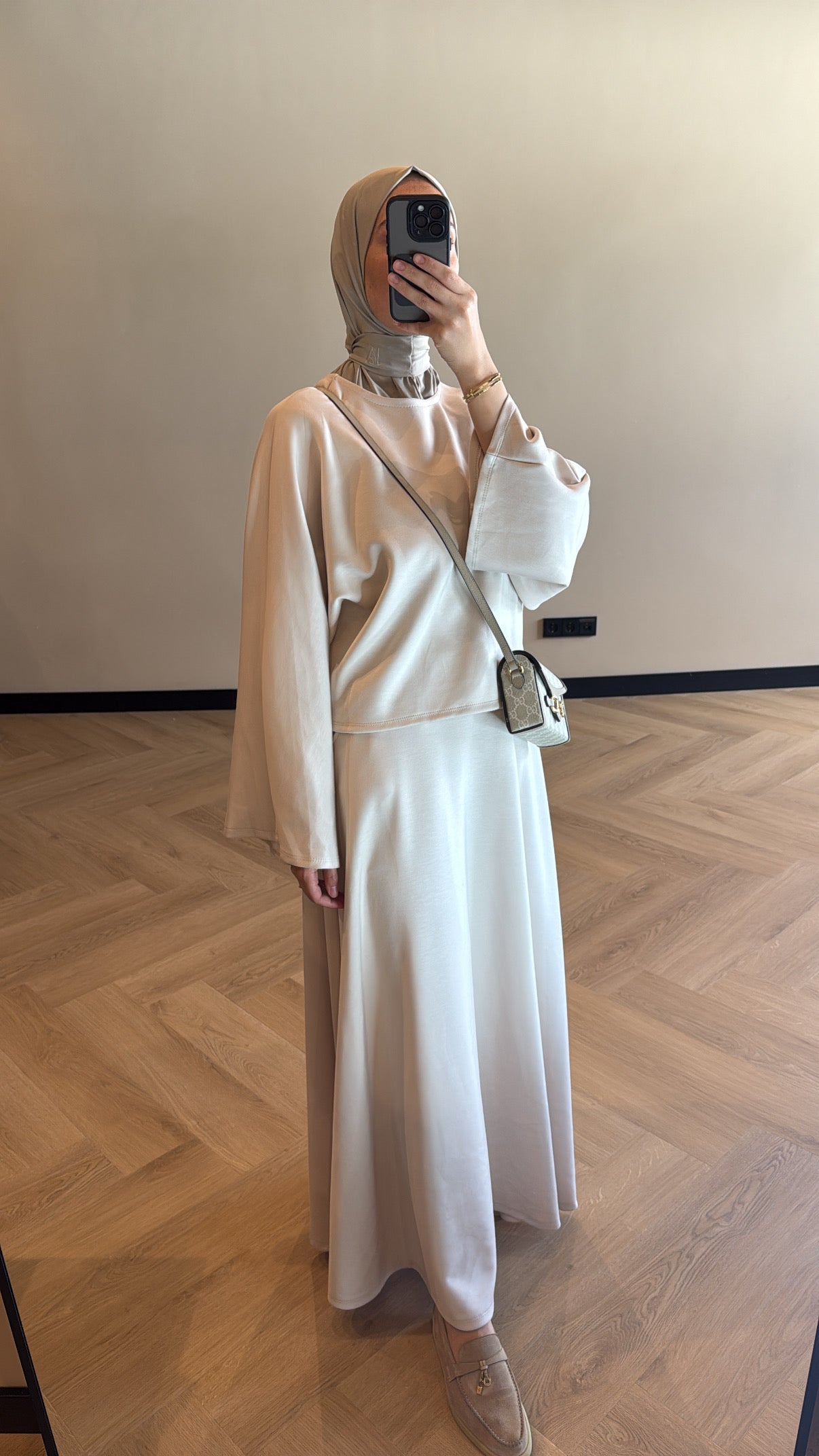 Skirt set Nayla - Beige