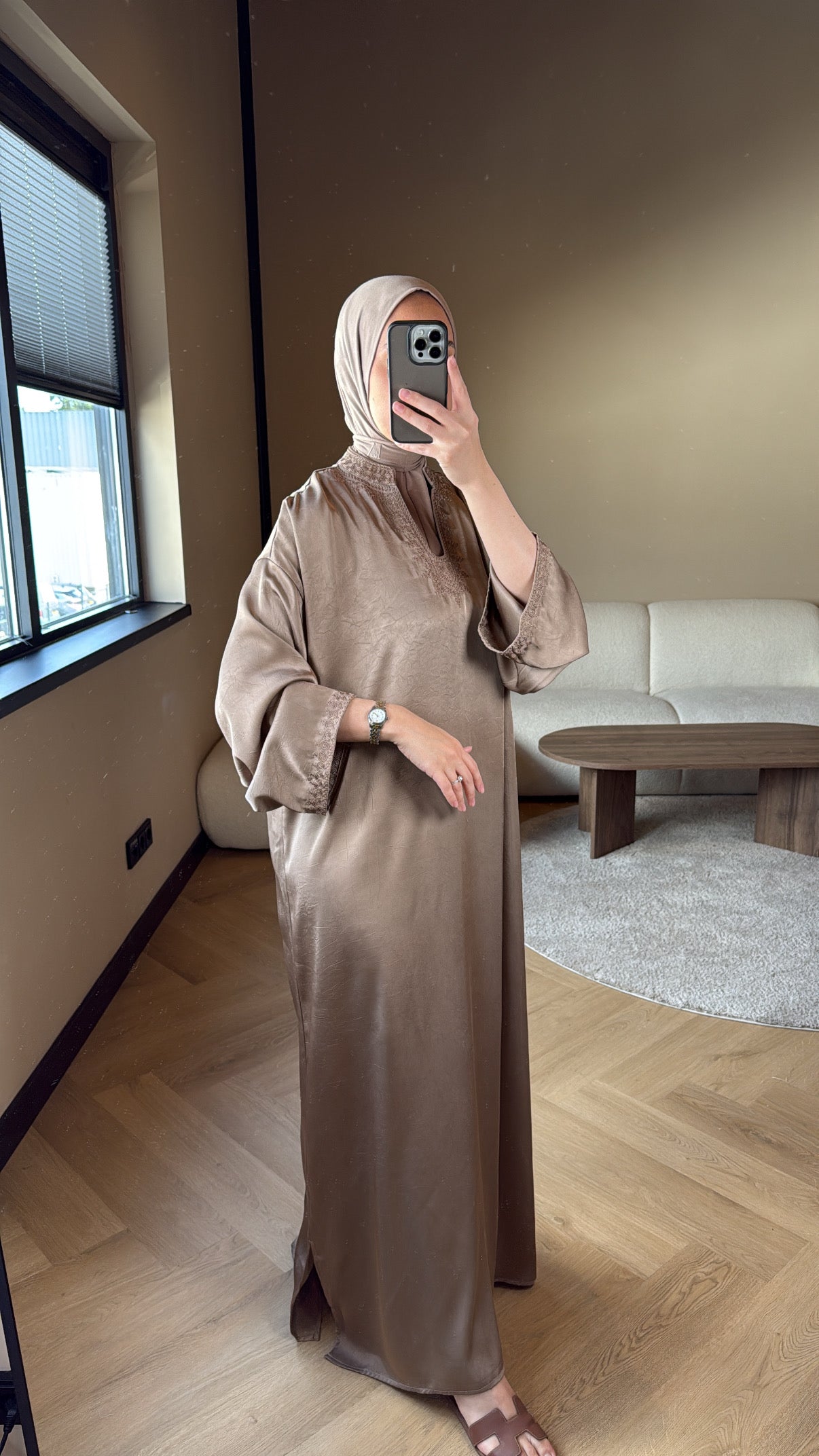 Dress Saar - Taupe