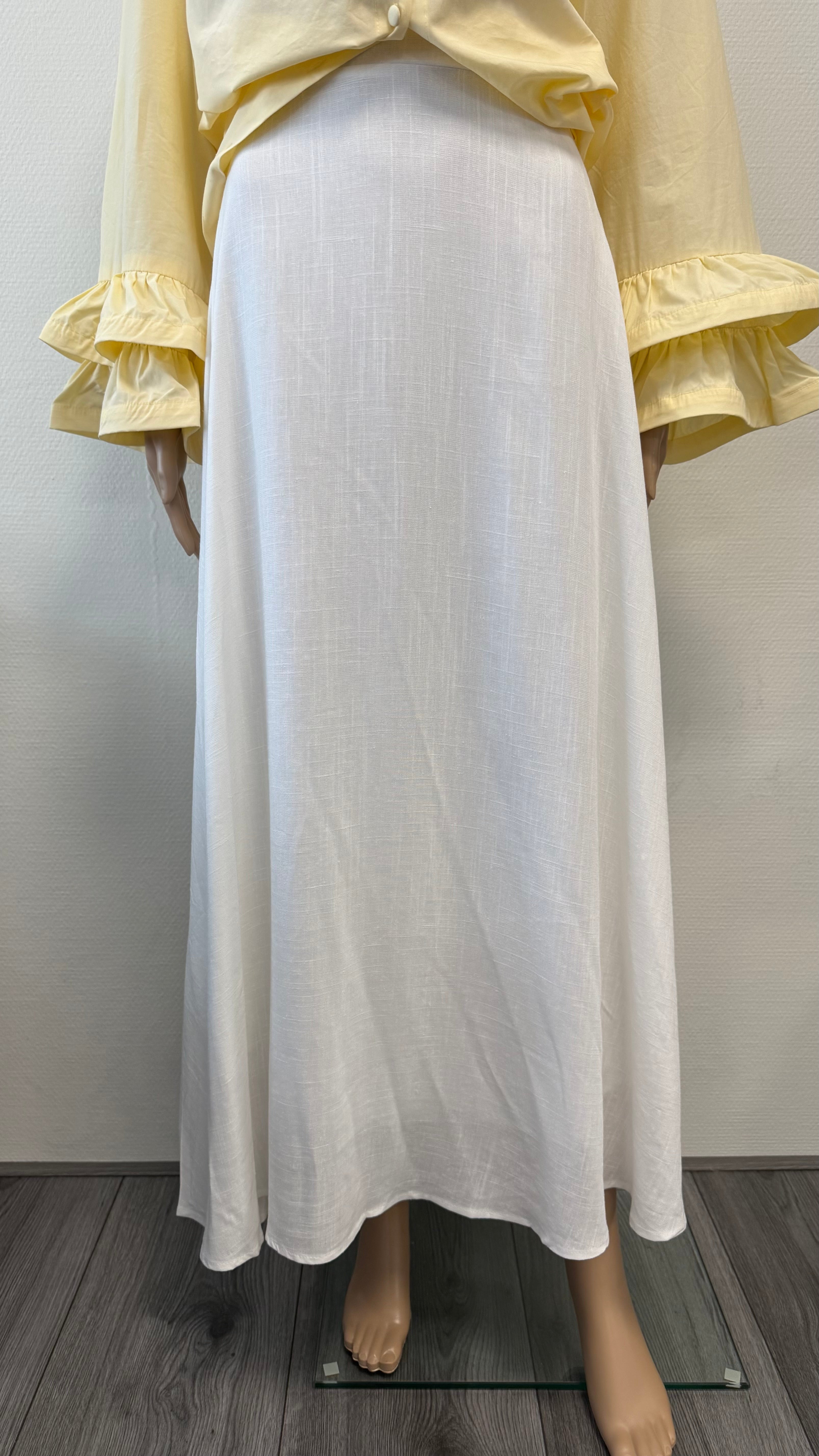 Linnen Skirt - White