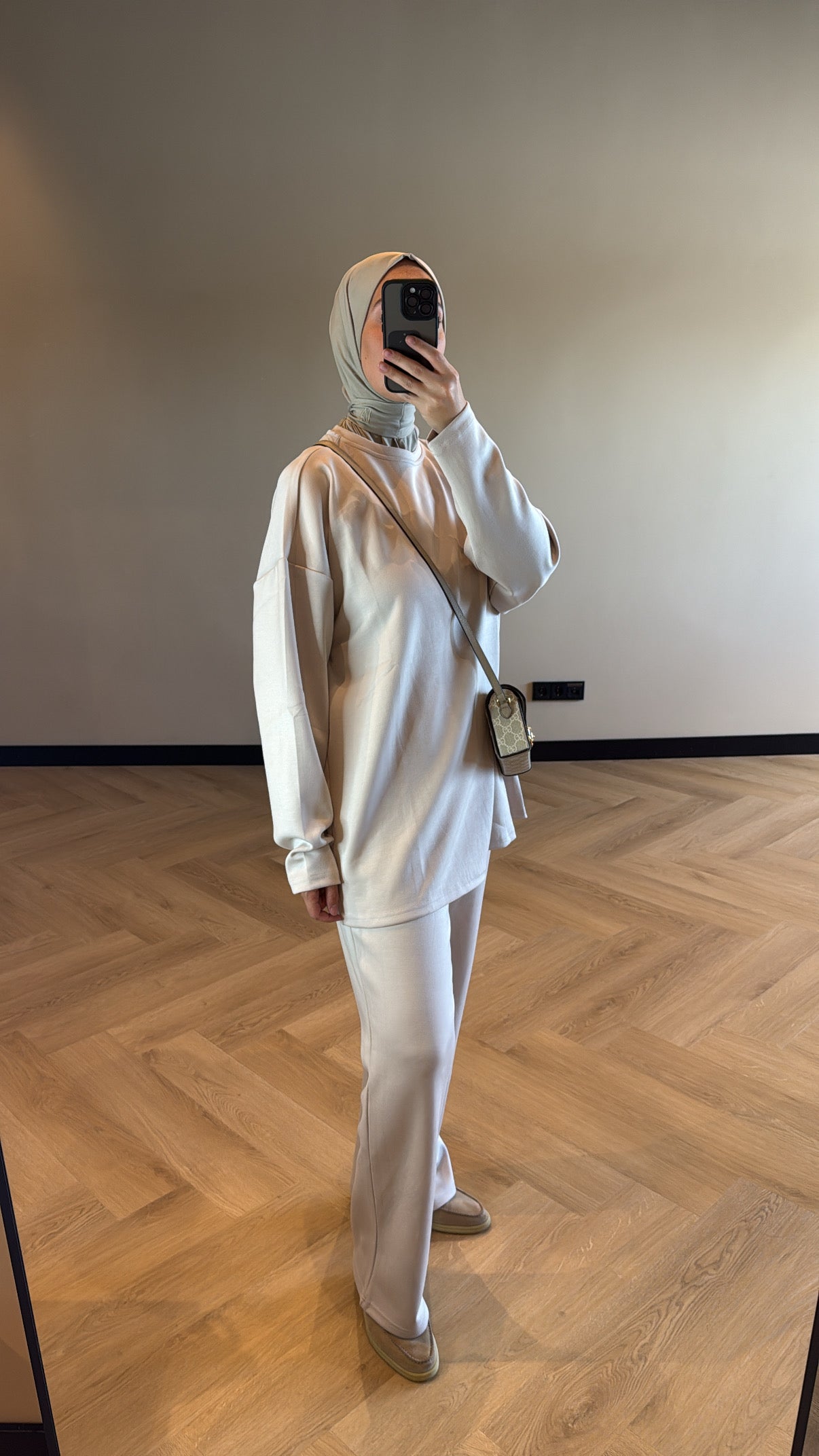 Comfy Two Piece Set - Beige