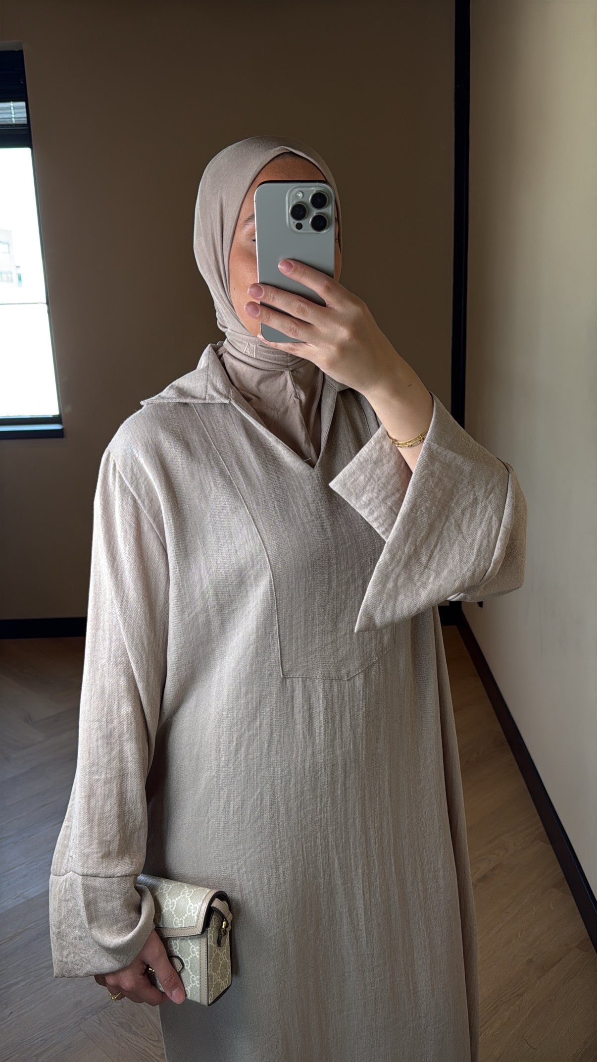 Abaya Senna - Taupe